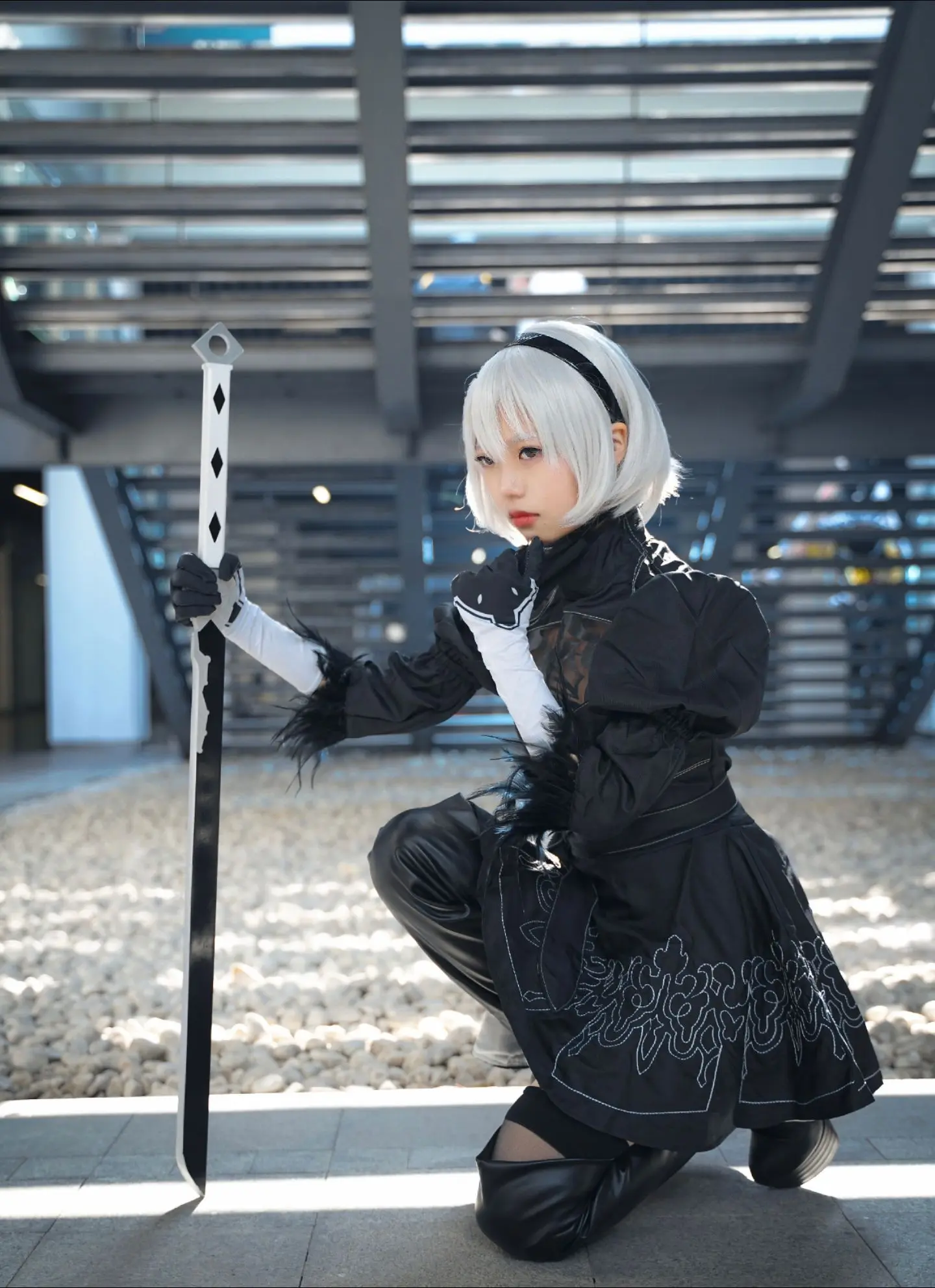 漫展养眼造型大赏 尼尔机械纪元 cosplay 2b小姐姐 漫展现场