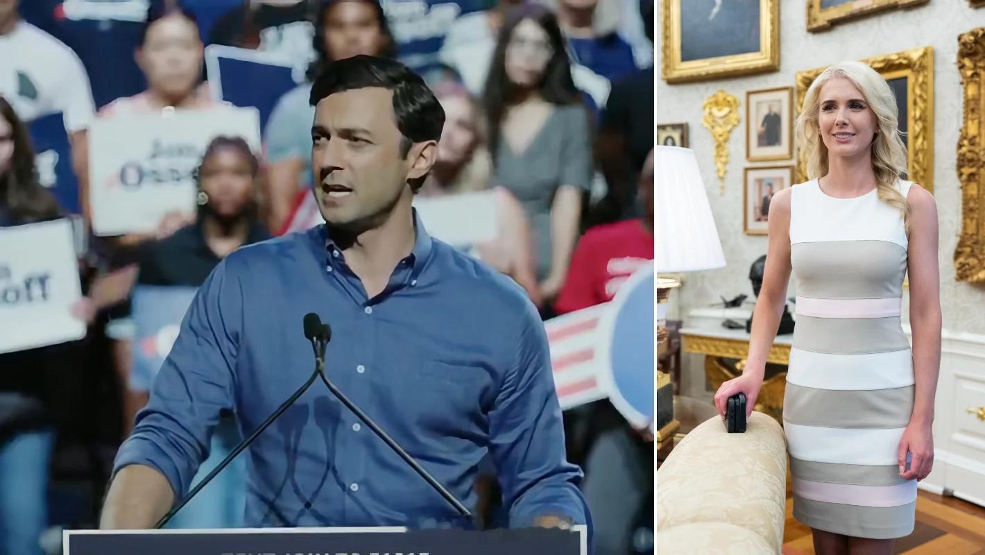 Jon Ossoff讽刺川普与其35岁高级助理Natalie Harp之间异常亲