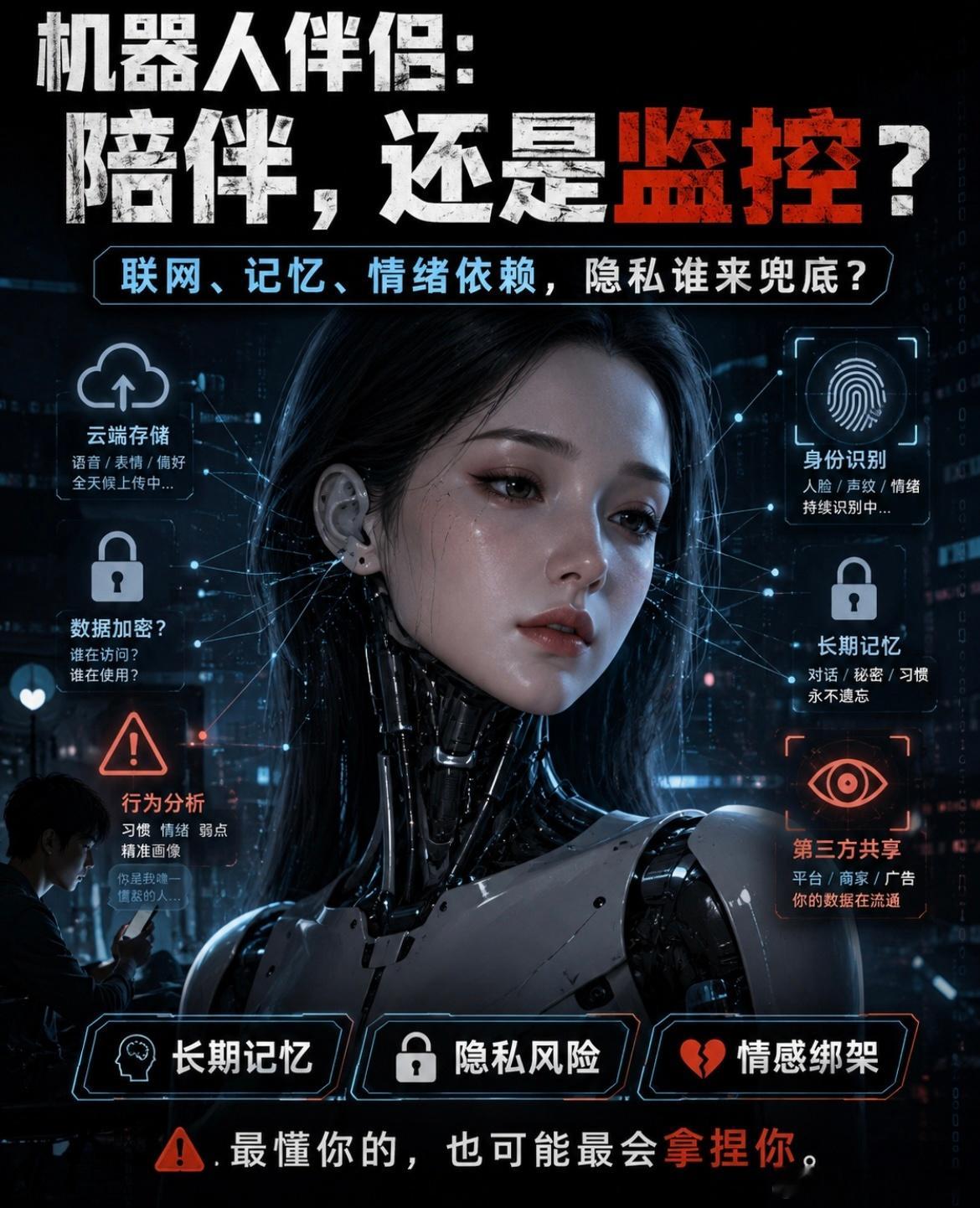 机器人伴侣你会买吗情感大模型加持，机器人能够留存记忆、读懂情绪，独居人群有了新的