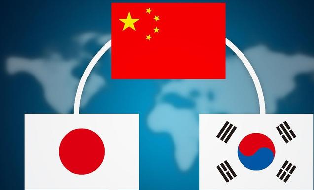 中美综合实力越来越小，中国与日韩地缘相邻、距离极近，优势十分明显！为何日韩不肯主