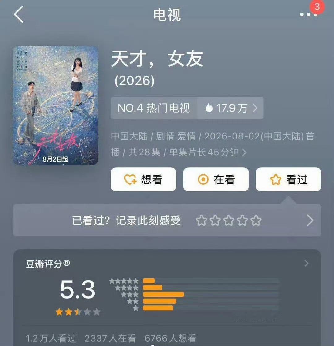 天才女友5.3田曦薇天才女友豆瓣开分5.3  田曦薇天才女友豆瓣开分5.3田曦薇