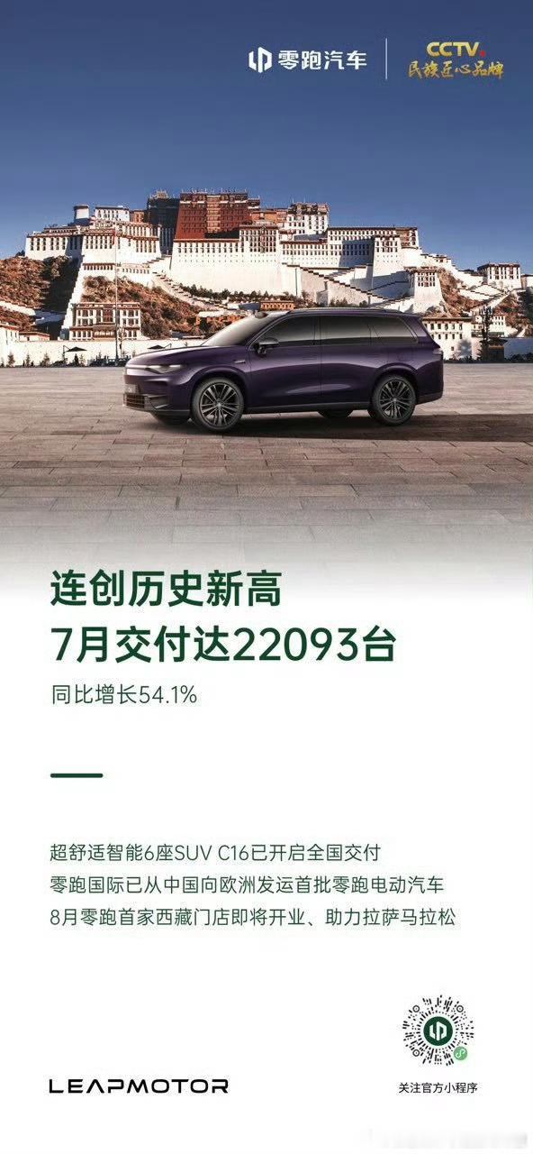 恭喜理想和零跑全部突破历史新高一直很看好这两家现在理想光靠SUV就要追上bba了