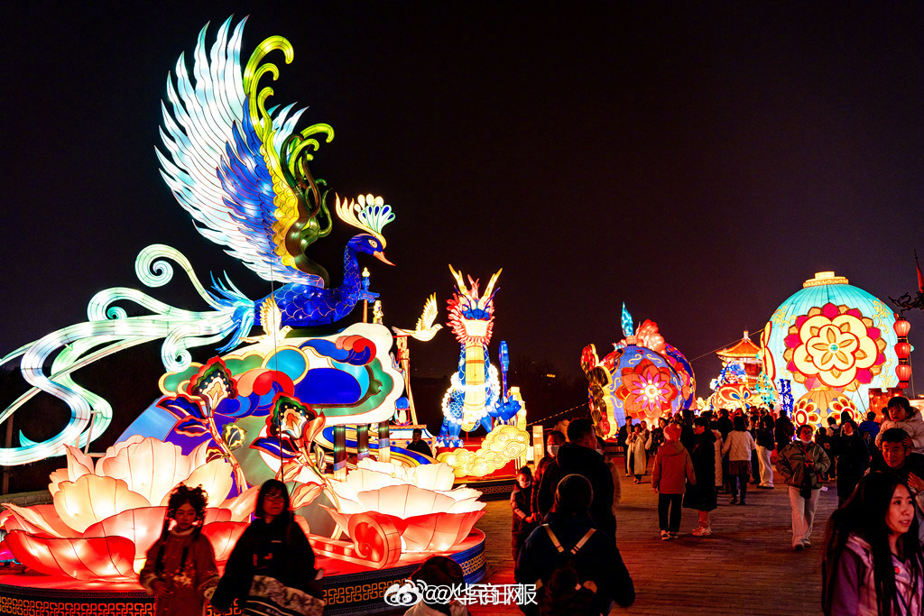 #三秦暮鼓# 【璀璨！#长安灯会一亮灯年味儿就来了#】#到西安看一场璀璨的灯会吧