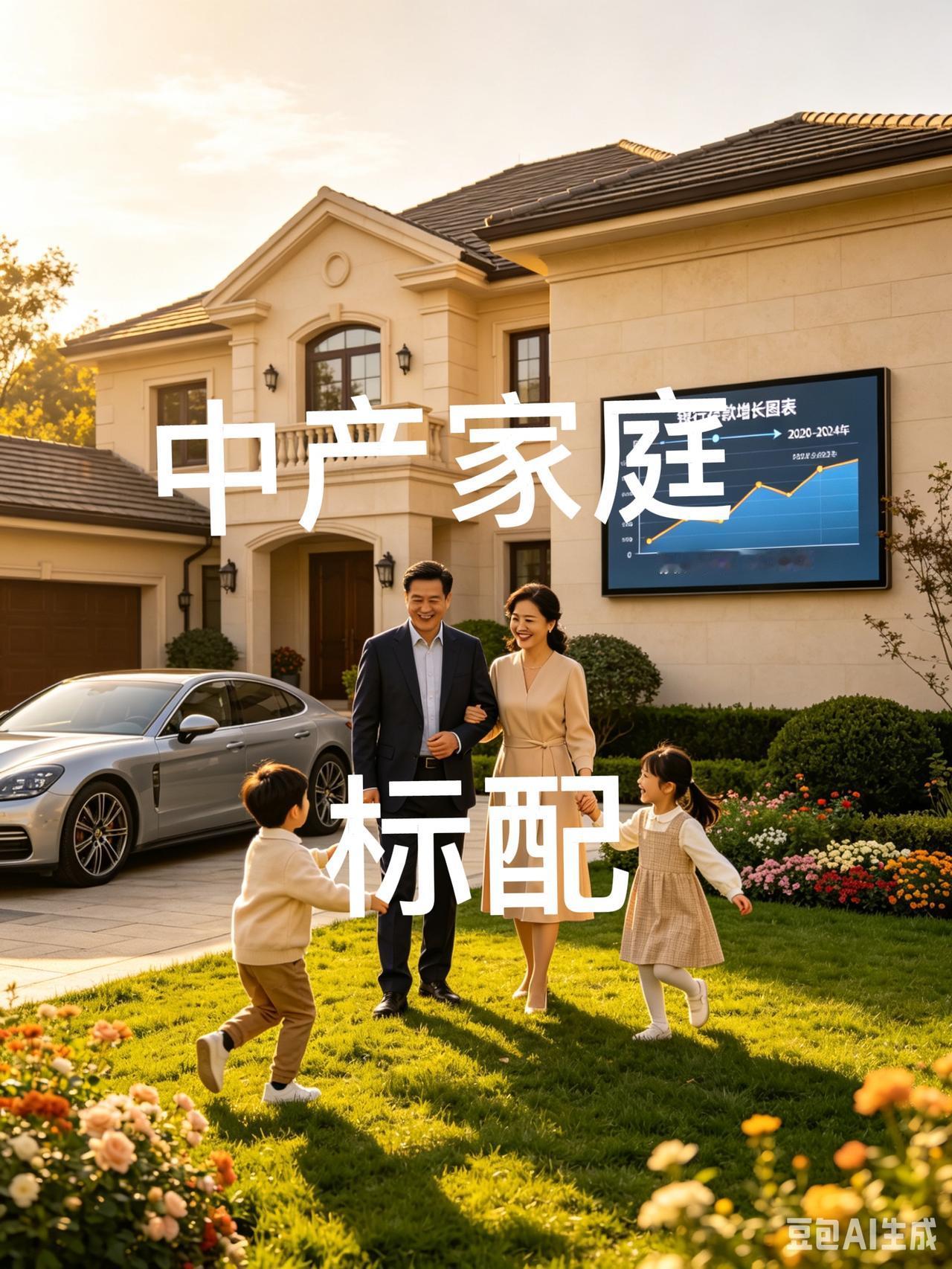 怎样才算中产家庭？绝对不是单一一个房产或者存款评估的，用豆包整理了数据，下面按「