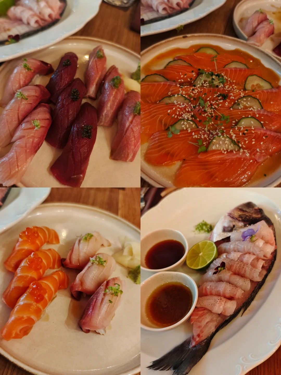 🇩🇪柏林吃漂亮的饭，整条的鲷鱼刺身🐟NOVEMBER 	 提前预...