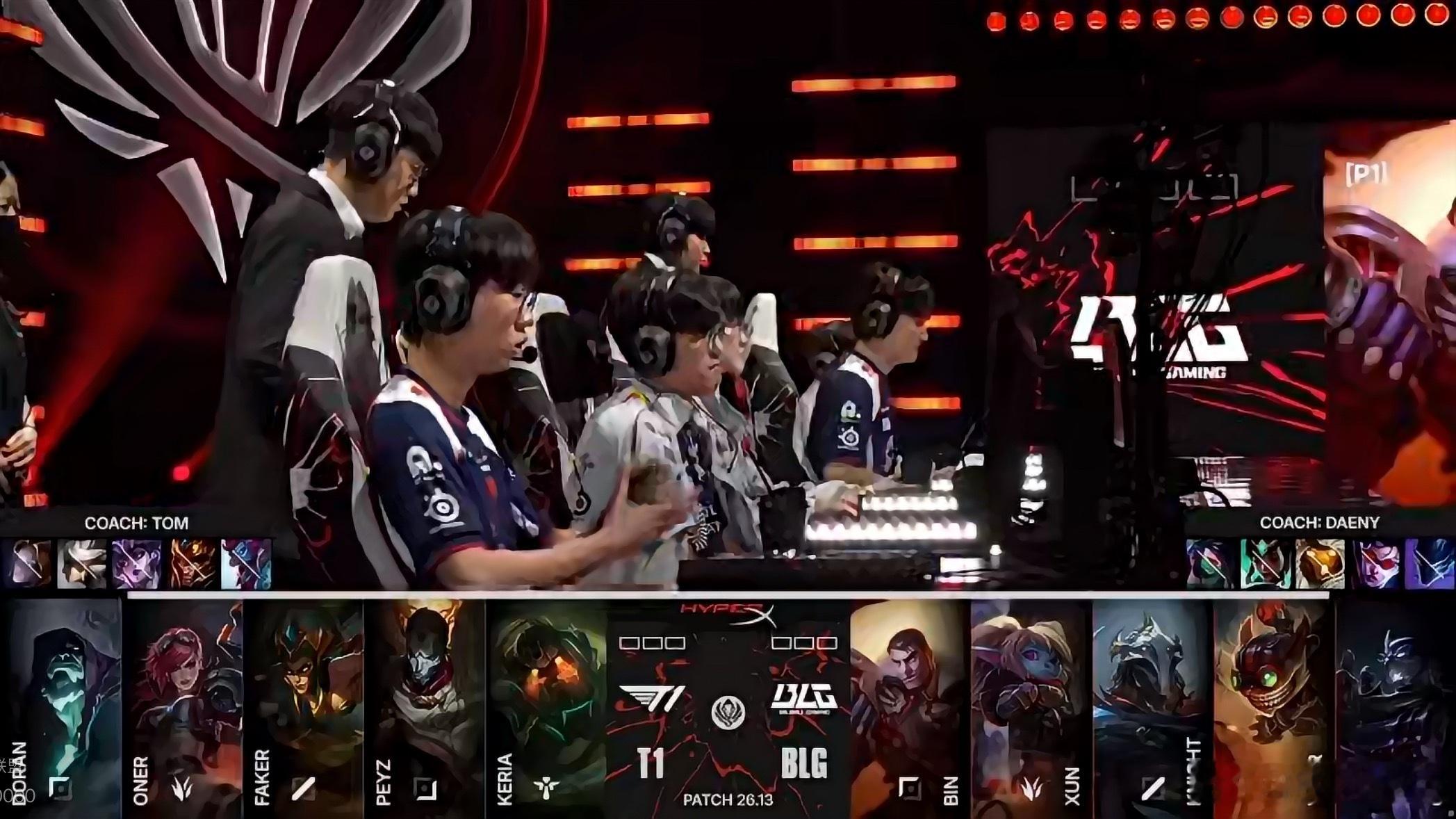 BLG vs T1 BLG终于要虐心心念念的T1了BLG对战T12026MSIB