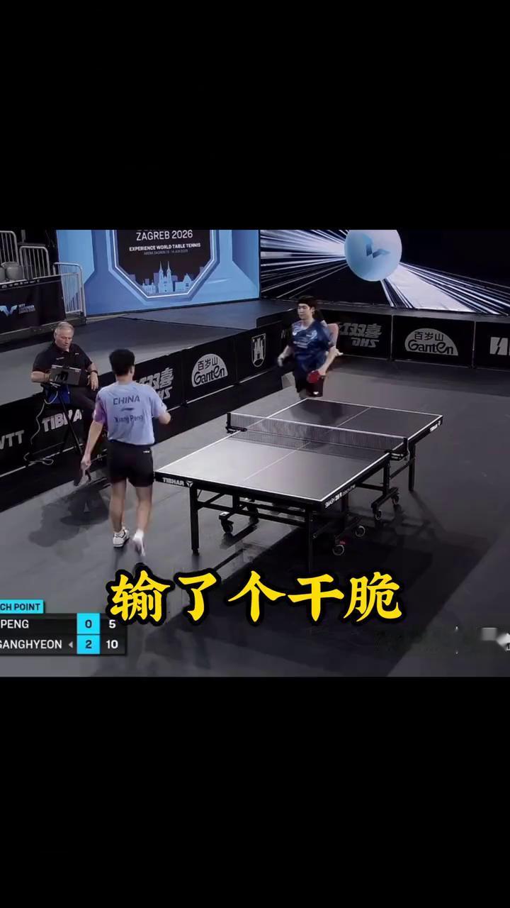 分散了向鹏，向鹏上演一轮游。
不知道是不是备考分散了向鹏的经历，上来就0比3，输