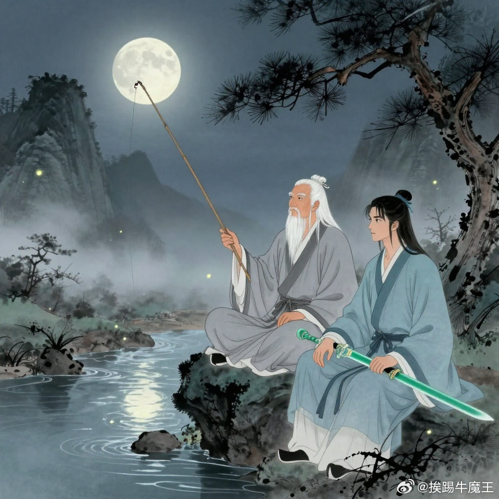 让AI做一个古龙《七种武器.碧玉刀》的绘本。一句话就做出来了。只是图像模型不太行