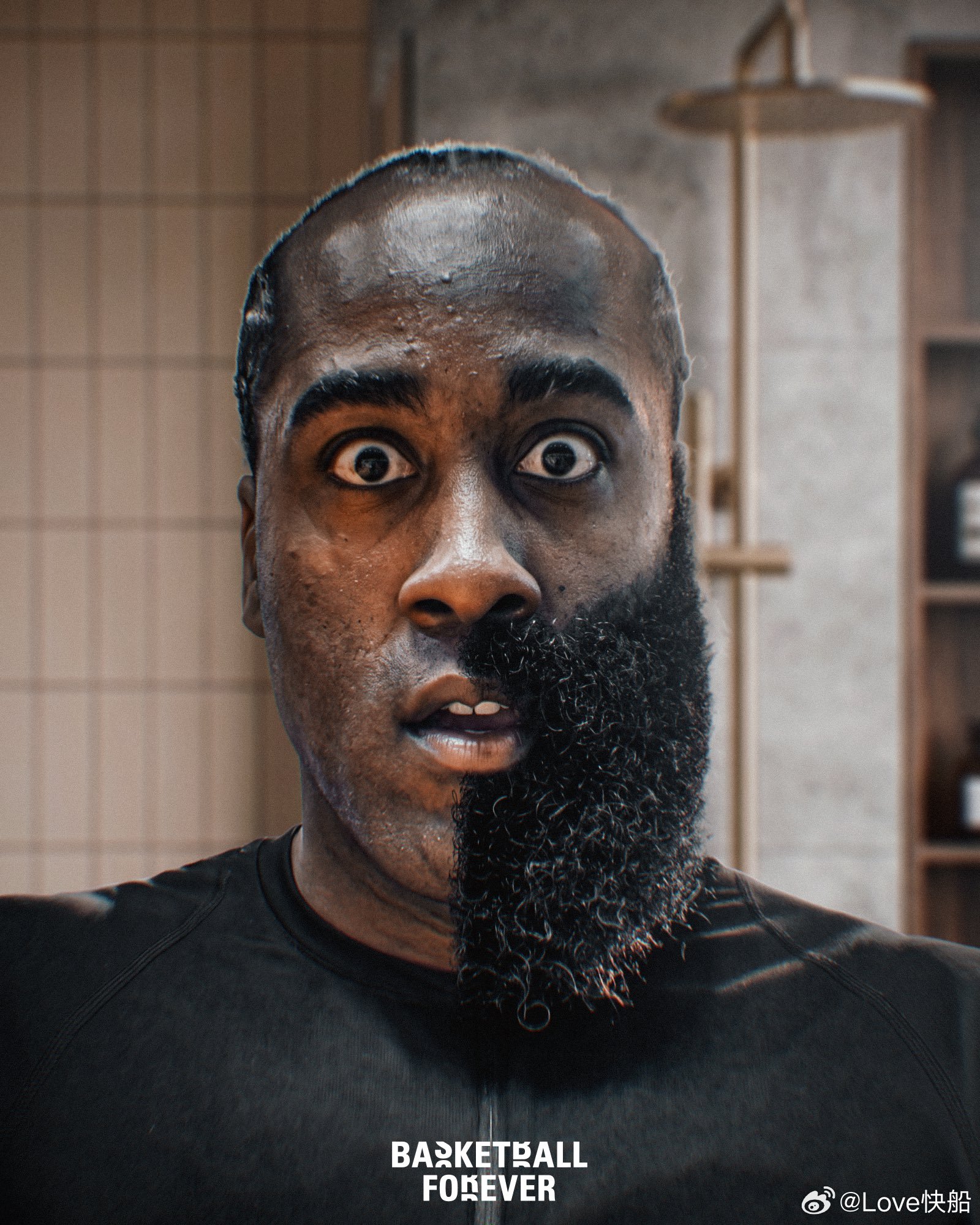 哈登近日谈到了自己标志性的大胡子，表示在NBA职业生涯结束之前，他不会考虑将胡子