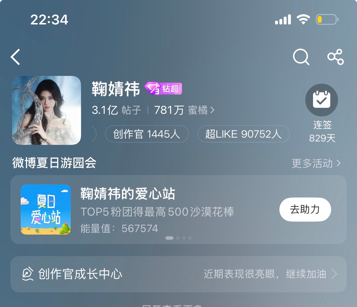 望周知 鞠婧祎超话超like 已经破9万了 橘丝n'b666