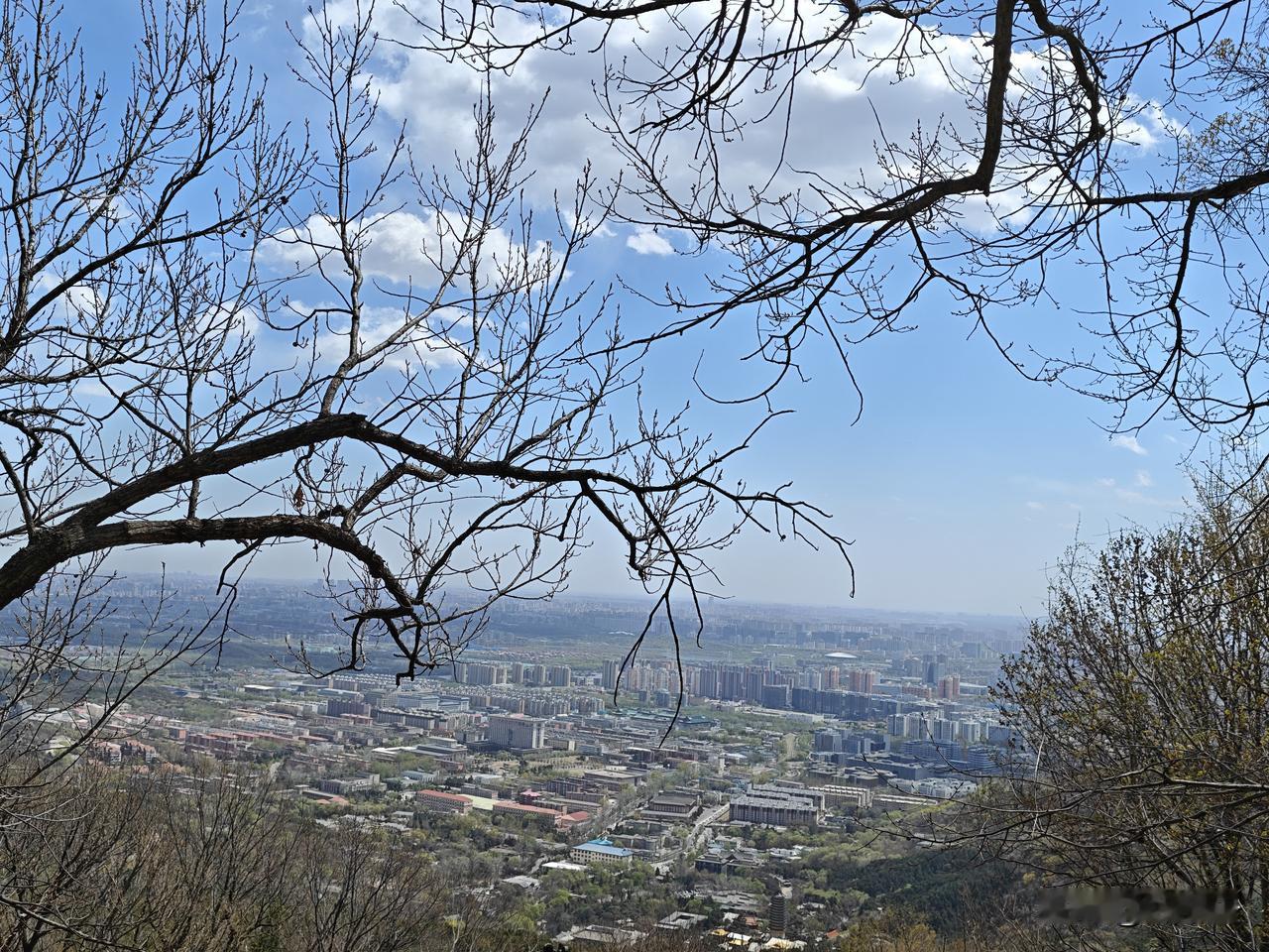 清平乐•登西山

天蓝云卷，
春阳北风暖。
不到西山不心甘，
蜿蜒盘旋至山端。