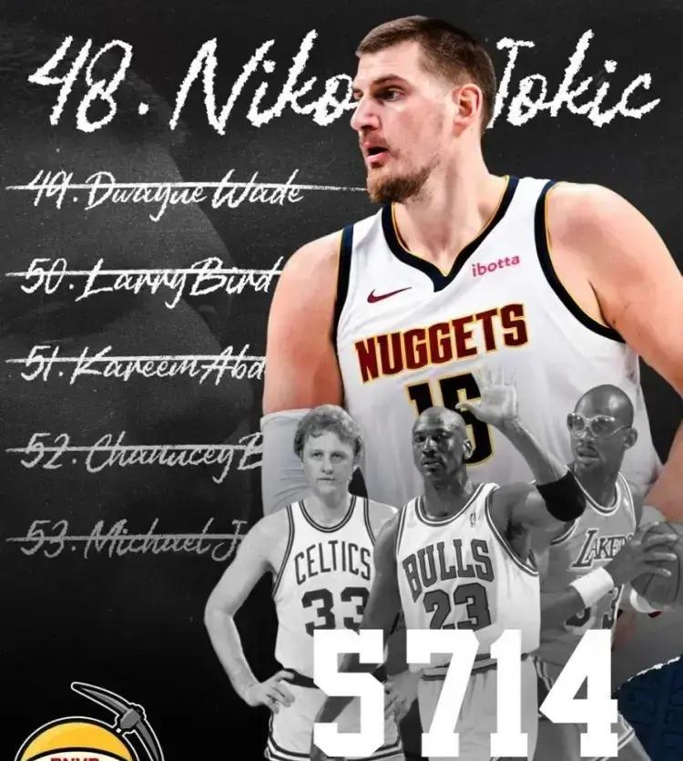 34分21篮板12助攻，约基奇一战后比肩张伯伦。
 
但掘金输了。
 
因为他一