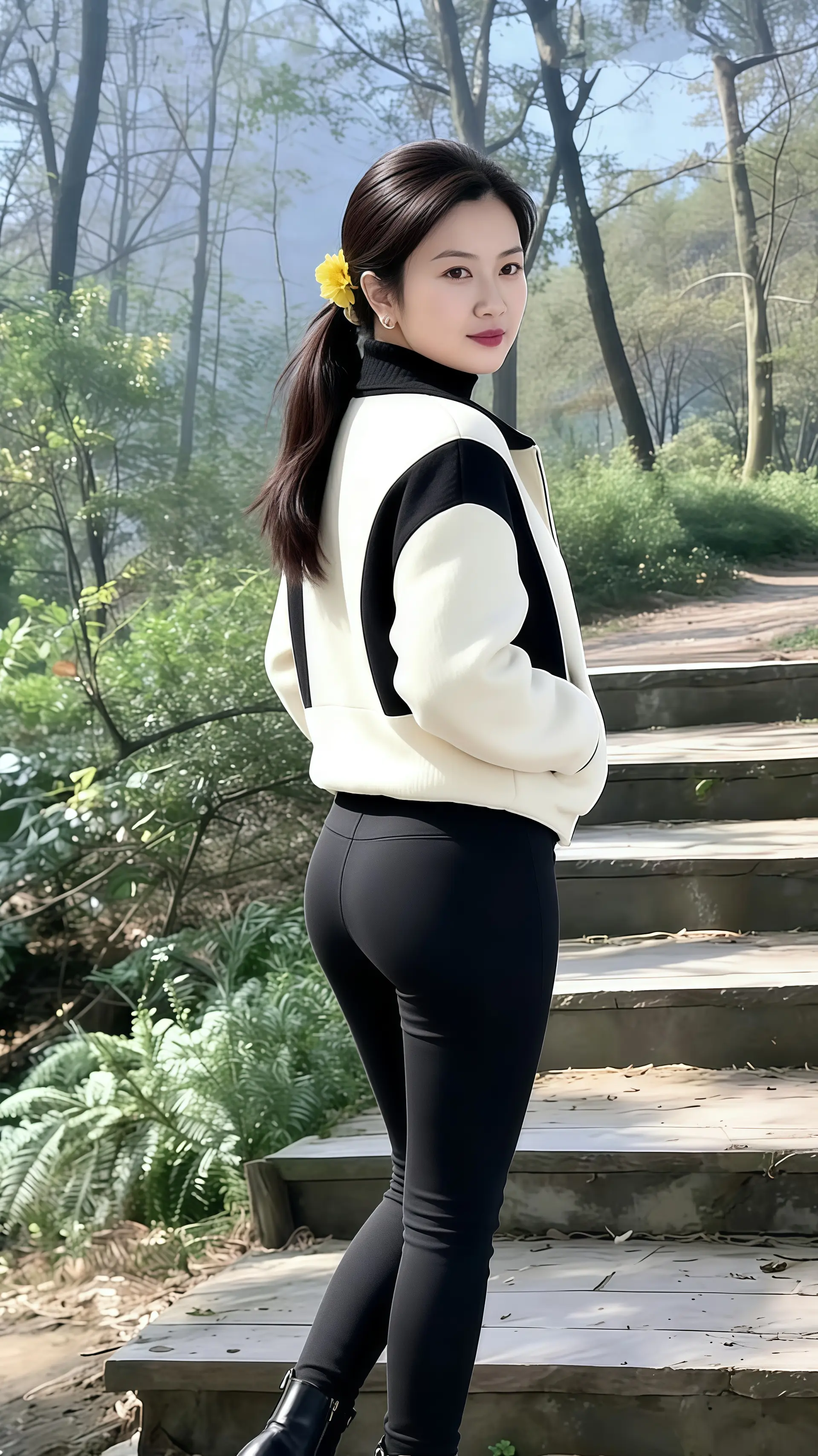 显瘦紧身裤 气质穿搭 ootd每日穿搭 户外时尚 都市丽人穿搭