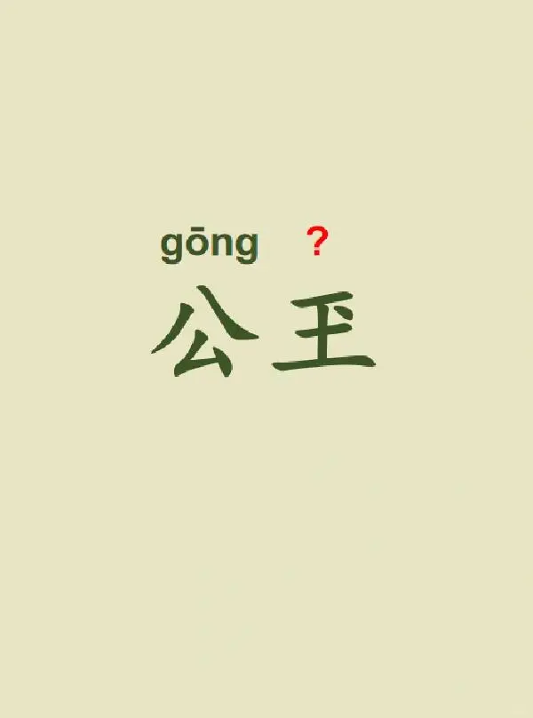 今天来学习——公玊|
