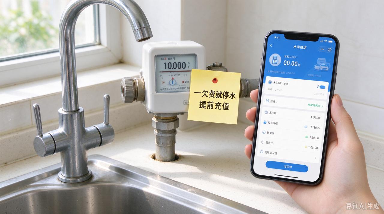 小区统一换新水表，再也不能欠水费！余额一空直接停水，家里有老人的多留意
最近我们