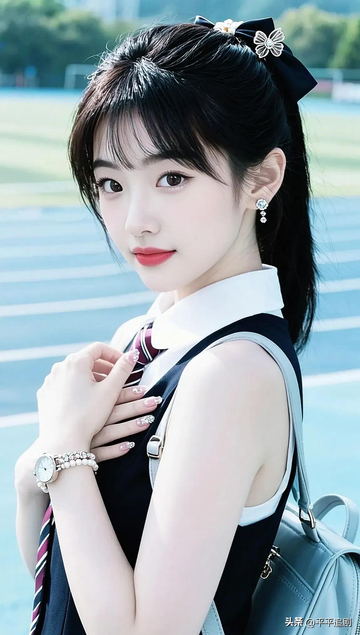 什么样的女人,最有魅力?
跑道边的风，吹起了青春的模样，
高马尾与蝴蝶结，藏着最