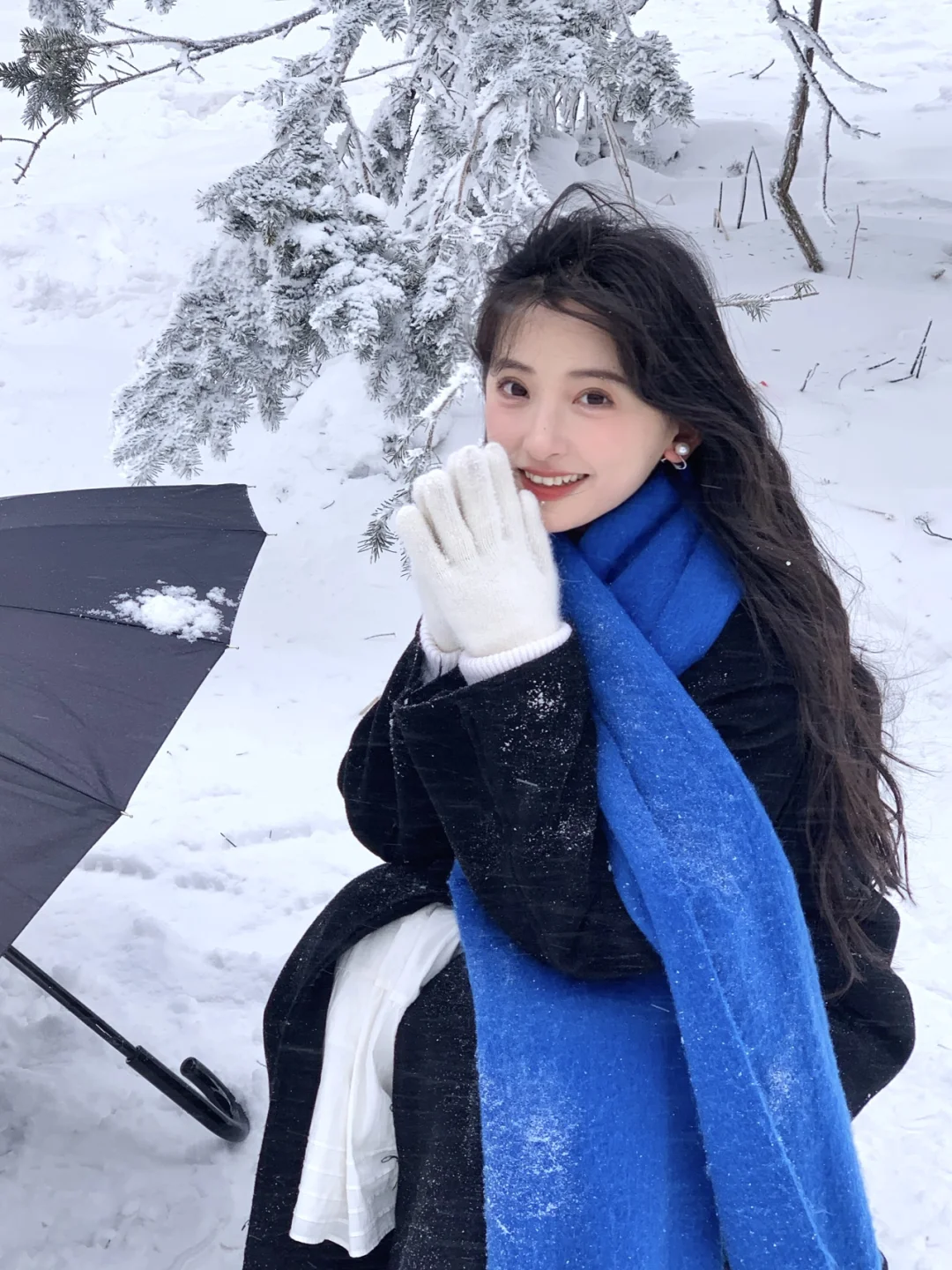 存一些i人小幅度雪天拍照姿势｜live版