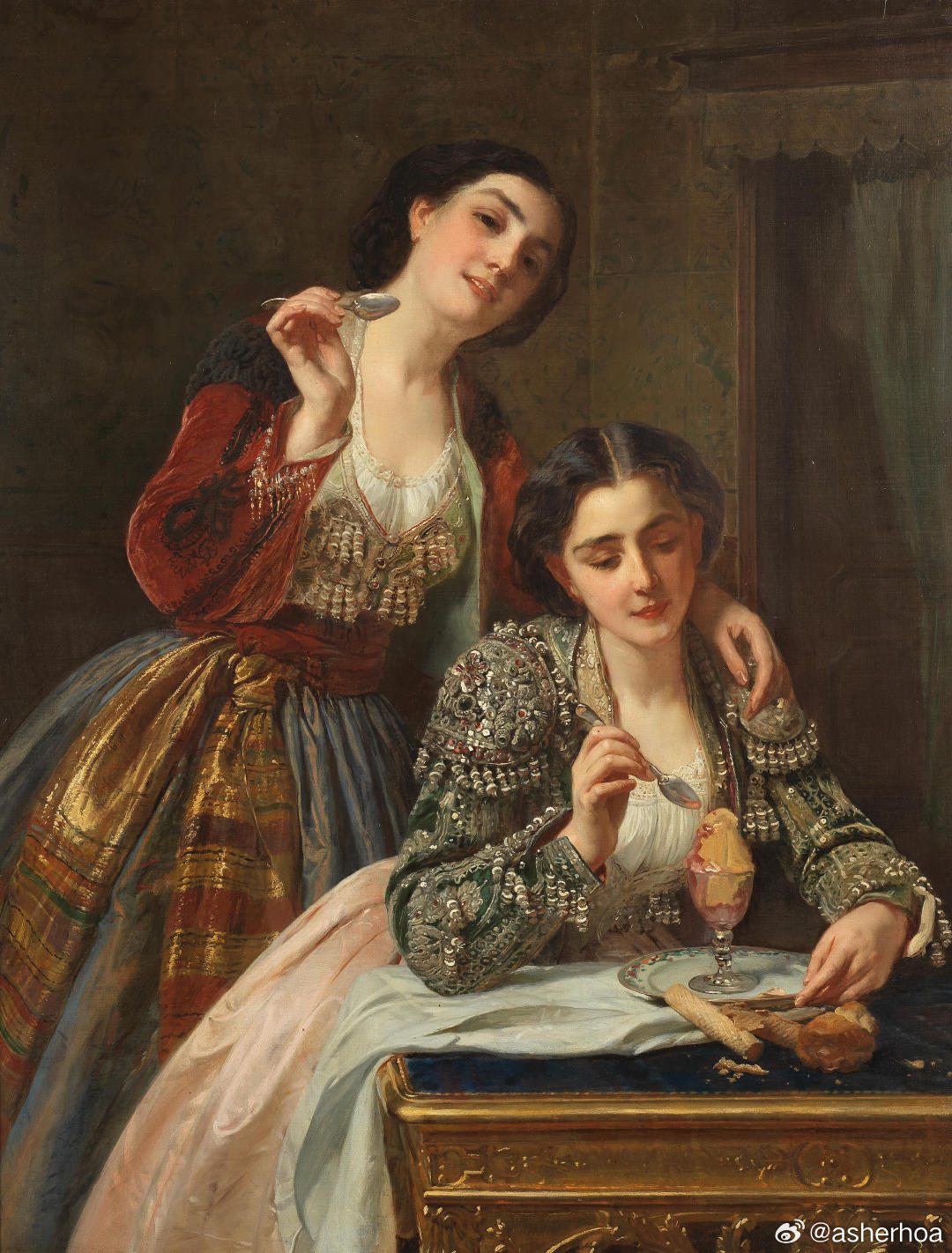 西洋历史文化鱼缸 历史知识 法国画家Henri-Guillaume Schles