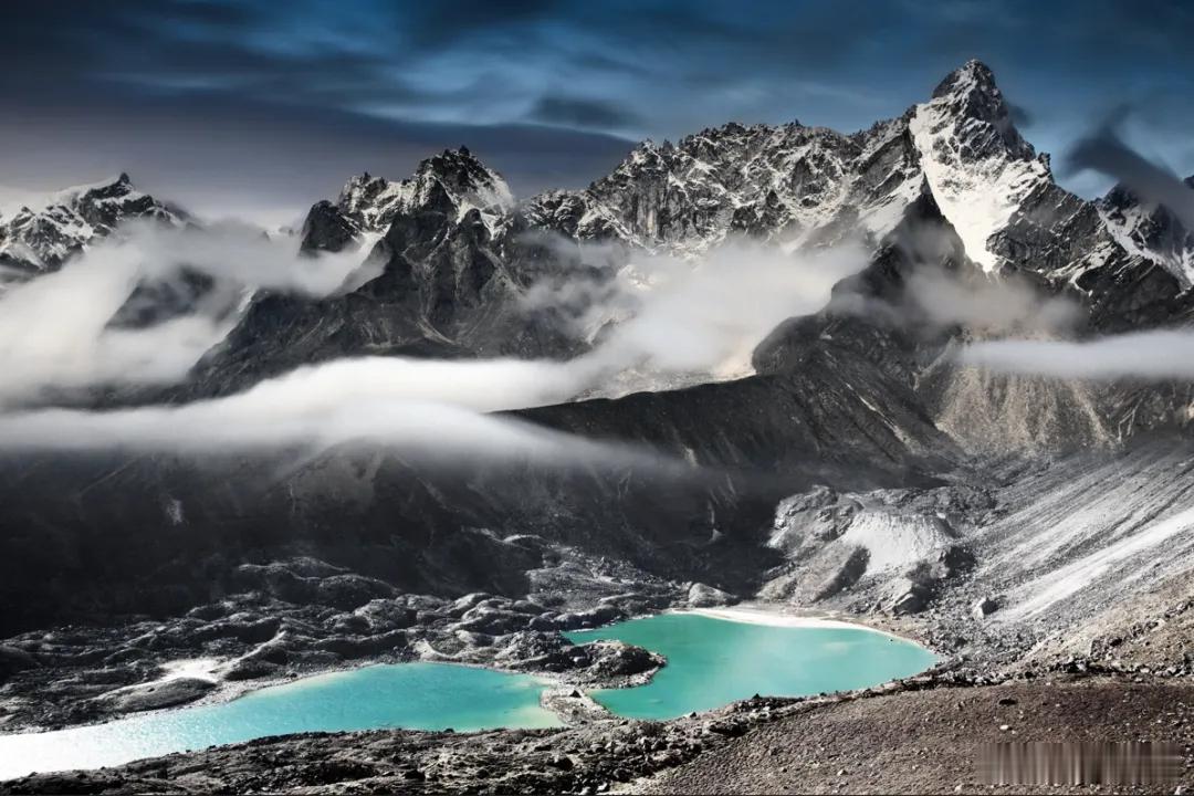 来过一个冬日梦幻之旅  雪中的珠穆朗玛峰，震撼人心的美景！图源：好天气先生丨南卡