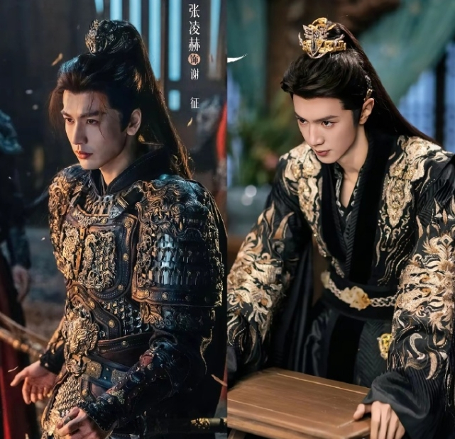 张凌赫和陈哲远粉丝也因为谁更像将军吵起来了！甚至把《一笑随歌》吵到热搜上，其实《