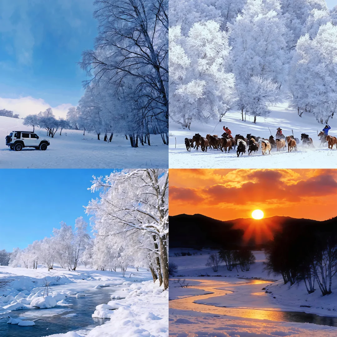 寻找冬天的雪景，乌兰布统雪国的冬天❄️