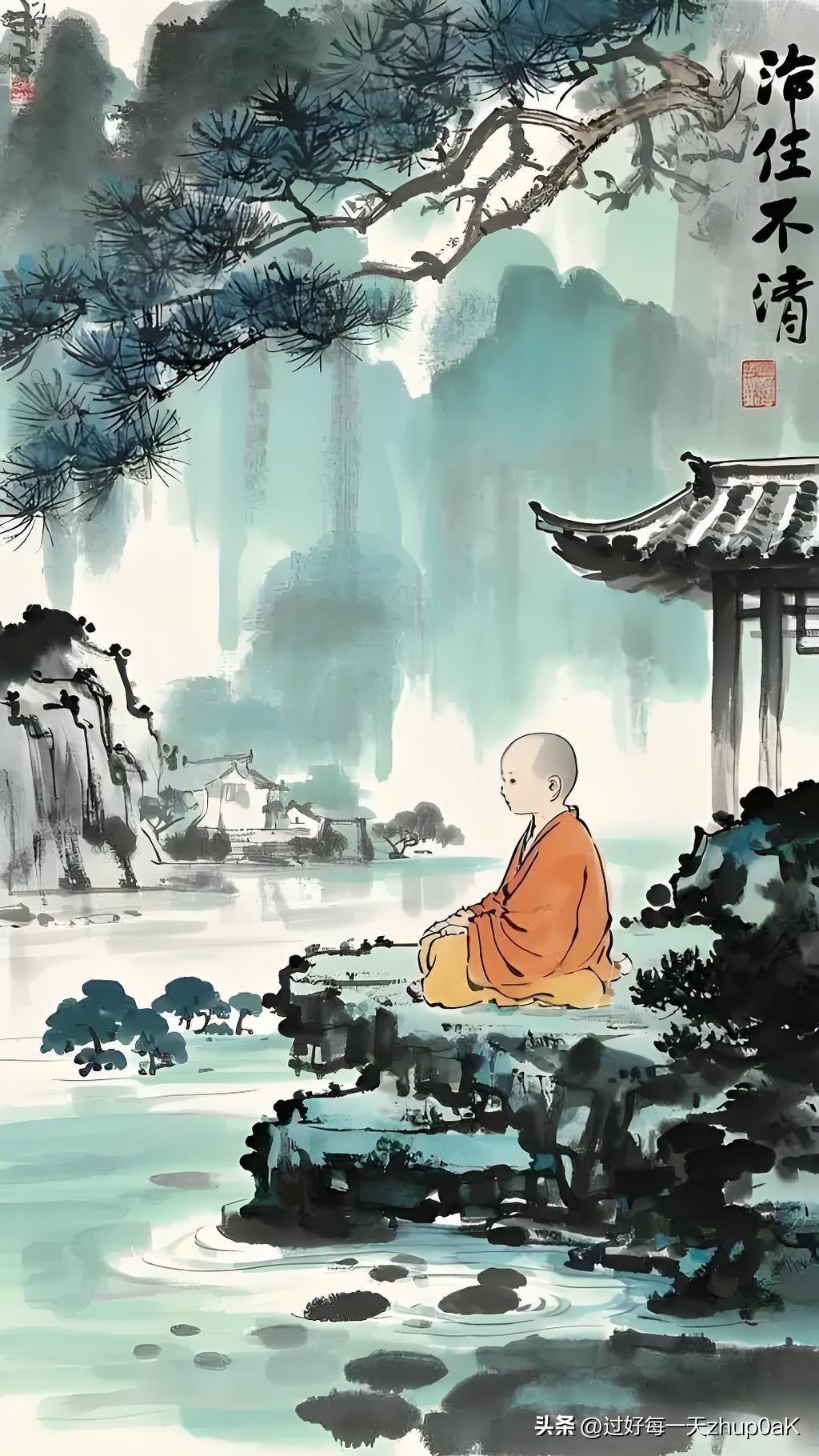 《夏日闲坐》
——宋·徐玑
无数山蝉噪夕阳，
高峰影里坐阴凉。
石边偶看清泉滴，