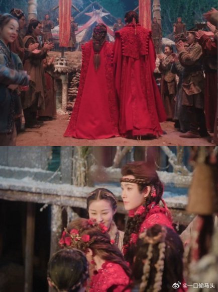 露芜衣寄灵大婚世界寄露大婚世界寄露大婚现场太好嗑了！红衣婚服一穿，氛围感直接焊死