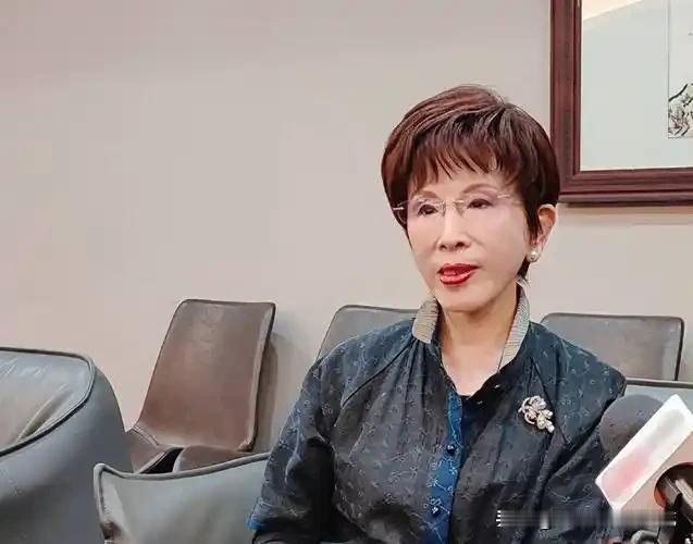 洪秀柱这话砸出来，台下嗡的一声。
她没说“交流”，没说“融合”，更没说“循序渐进