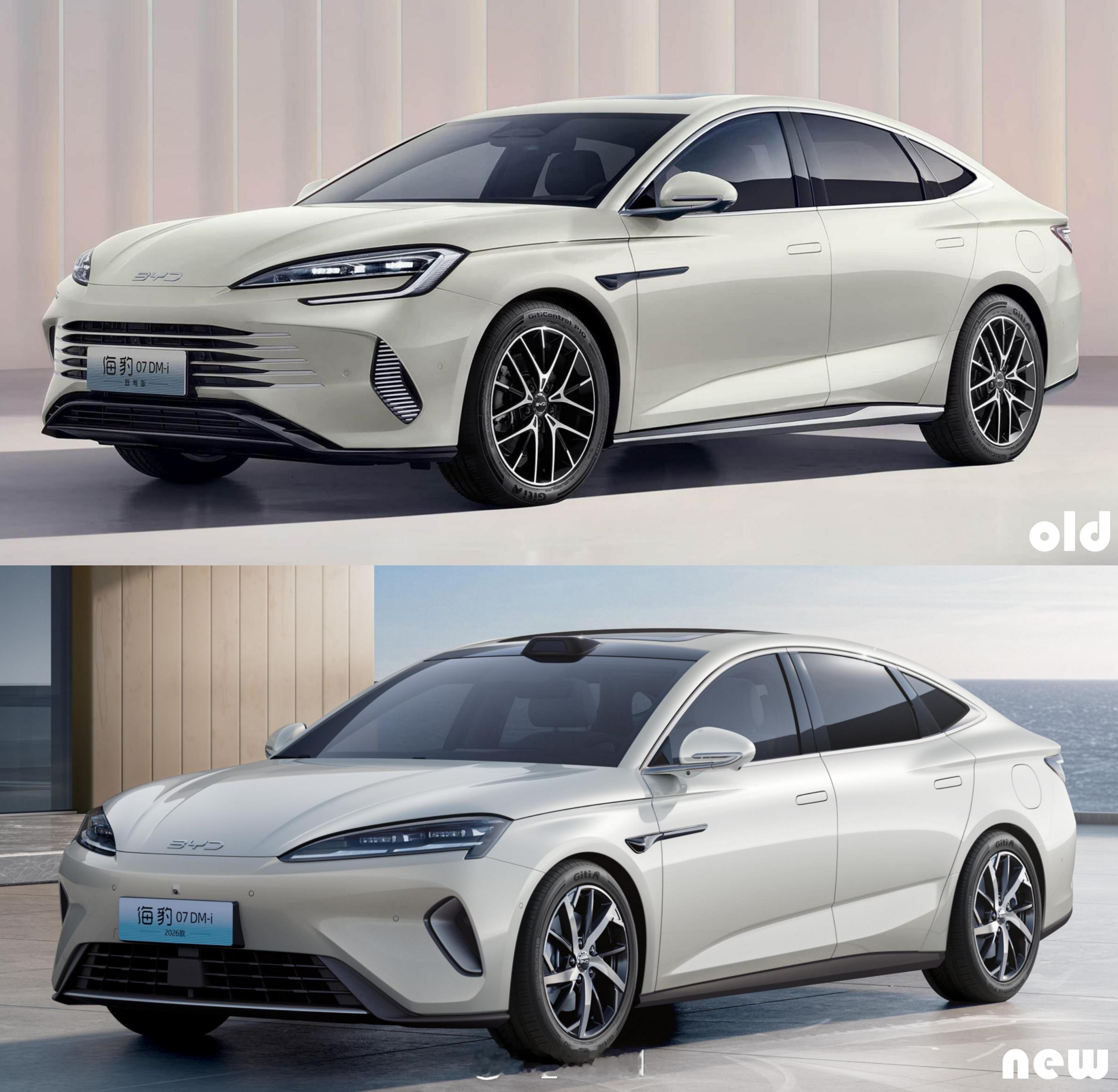 新老海豹07DM-i对比 【新老车型对比】新老海豹07DM-i对比，大家更喜欢新