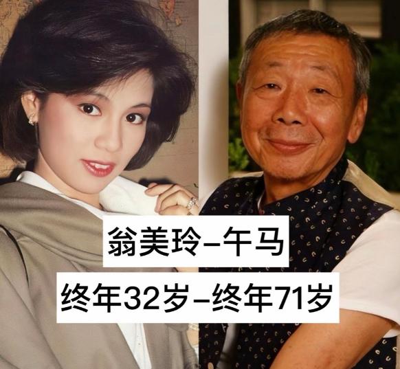 26岁，翁美玲走了。煤气中毒，1985年5月14日凌晨。荧幕上，她是古灵精怪的黄