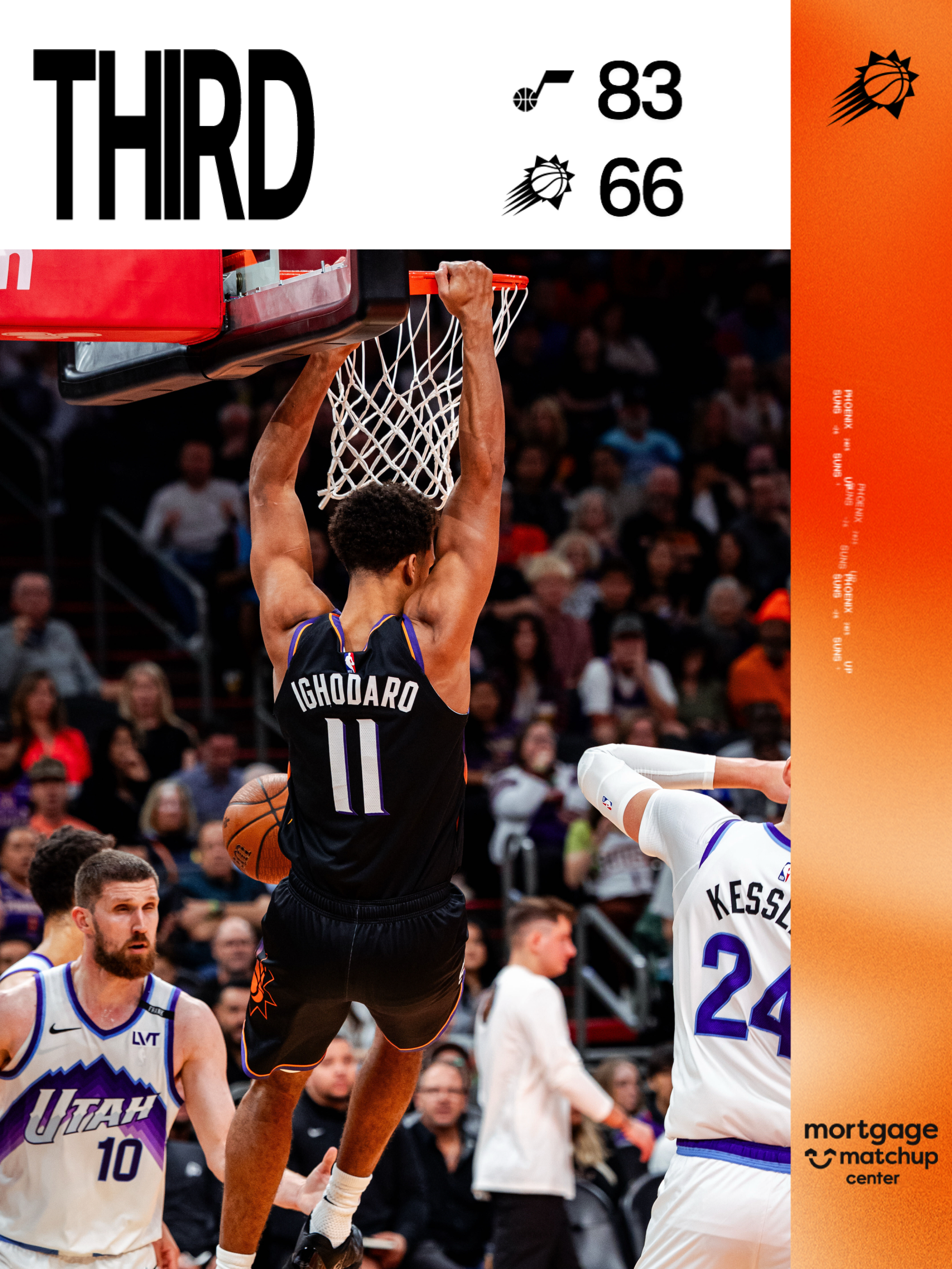 第三节比分。菲尼克斯太阳[超话] ｜旭日东升 ｜爵士vs太阳 ​​​