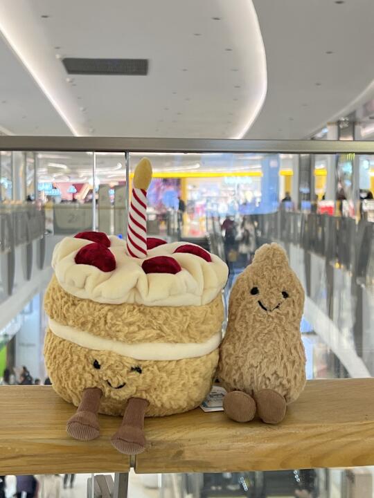 Jellycat 蛋糕和小花生我也拥有啦