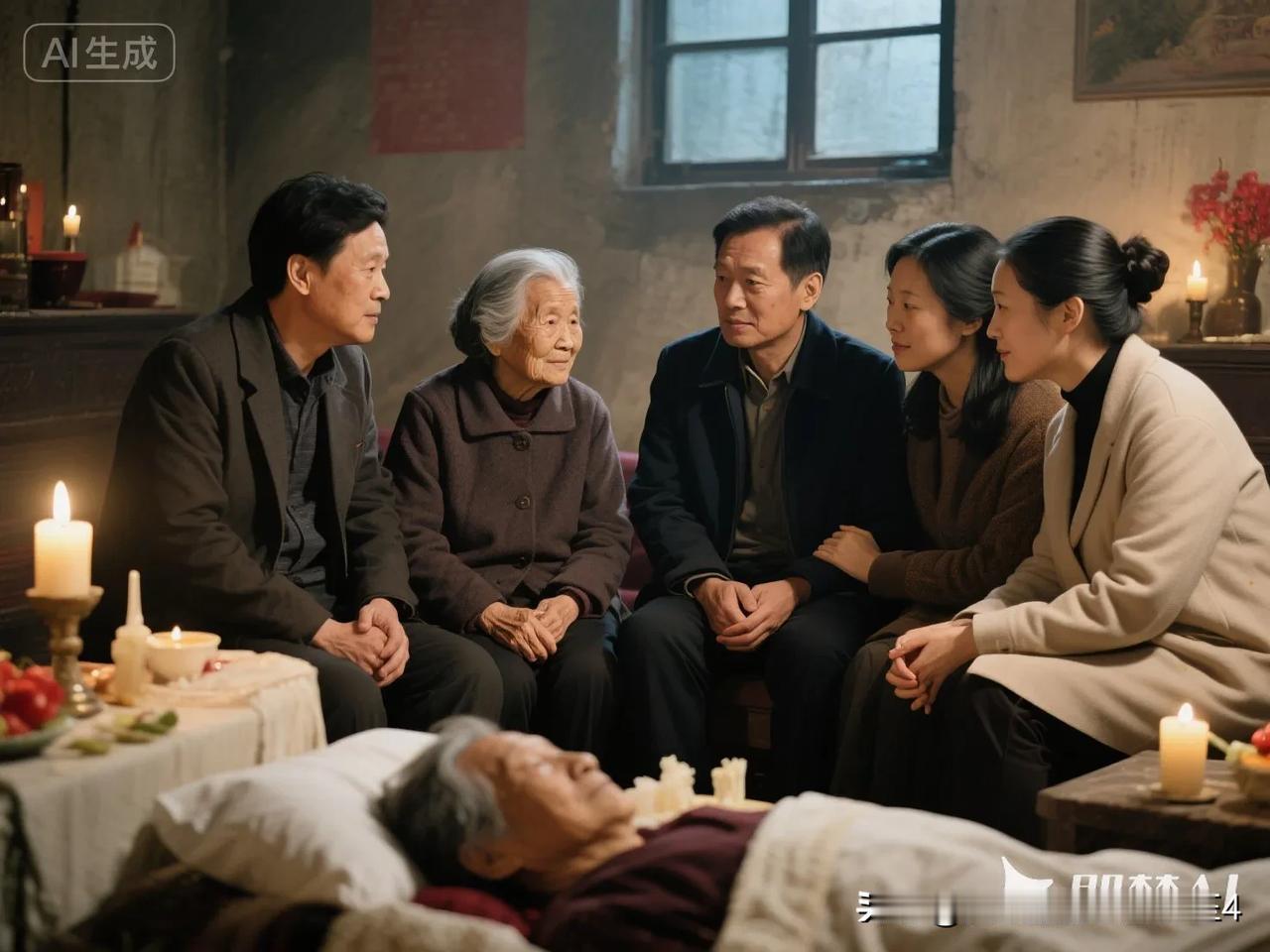 楼下的老奶奶应该是去世了，我第三天才知道。

第一天时，中午突然听到有人放鞭炮，