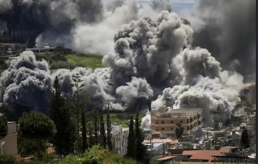 停火生效前以军大规模空袭黎宣称停火的同时，以色列轰炸却仍在持续！要说此次停火的诚