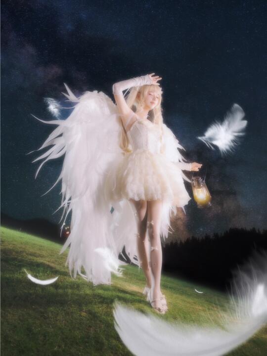 山坡上的天使 | 夜景lolita 🌙