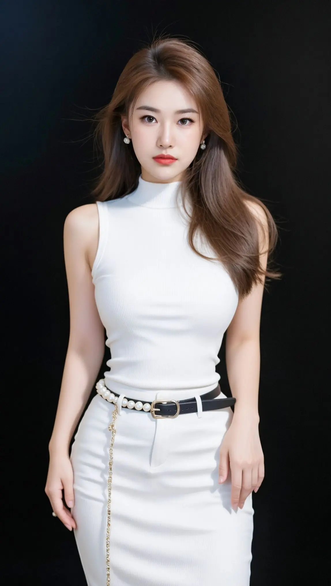 AI高领珍珠写真 ai创作