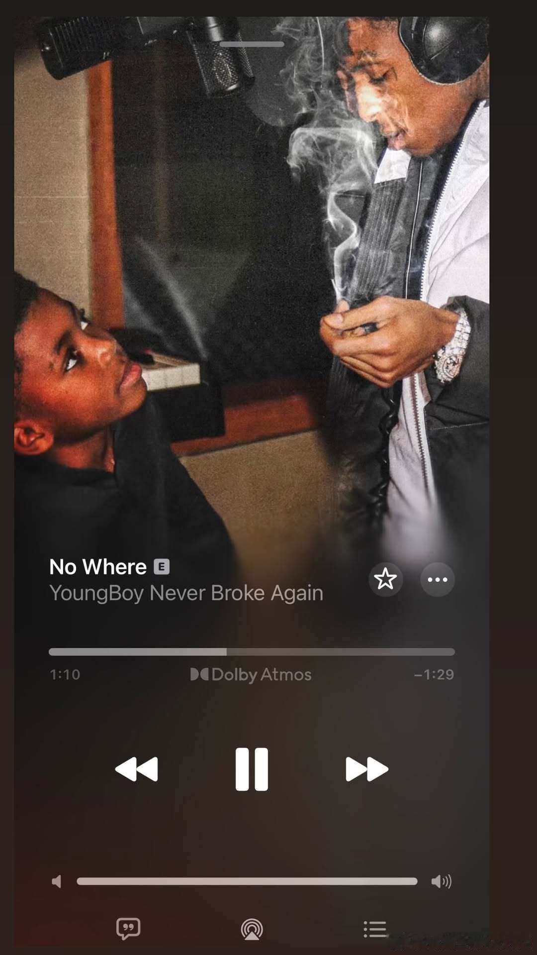 莫兰特继续分享歌曲，今日份歌曲是No where（没有去处）