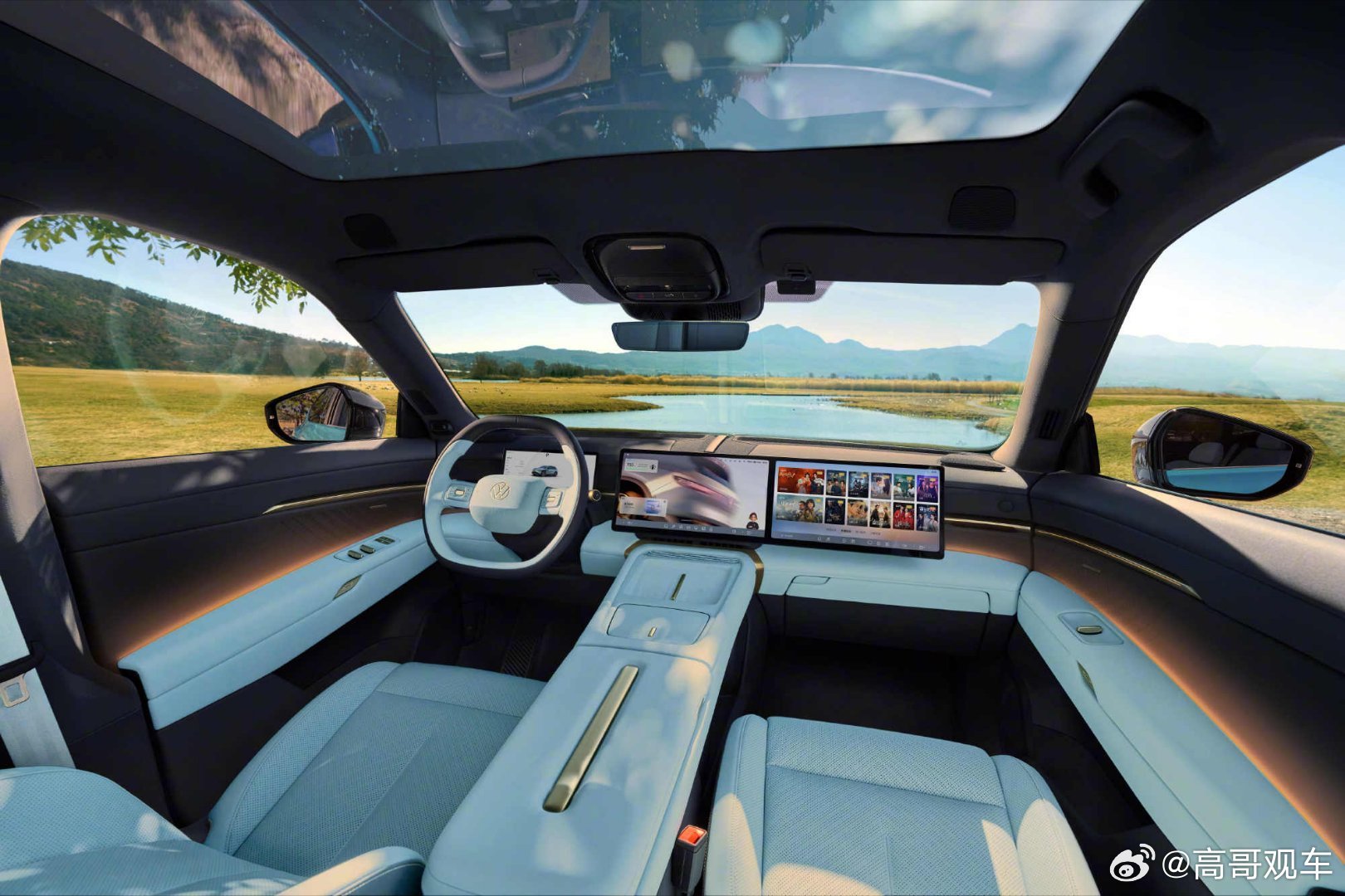 标配1500TOPS金标大众太顶了大v聊车 TOPS 是汽车算力单位，代表每秒万