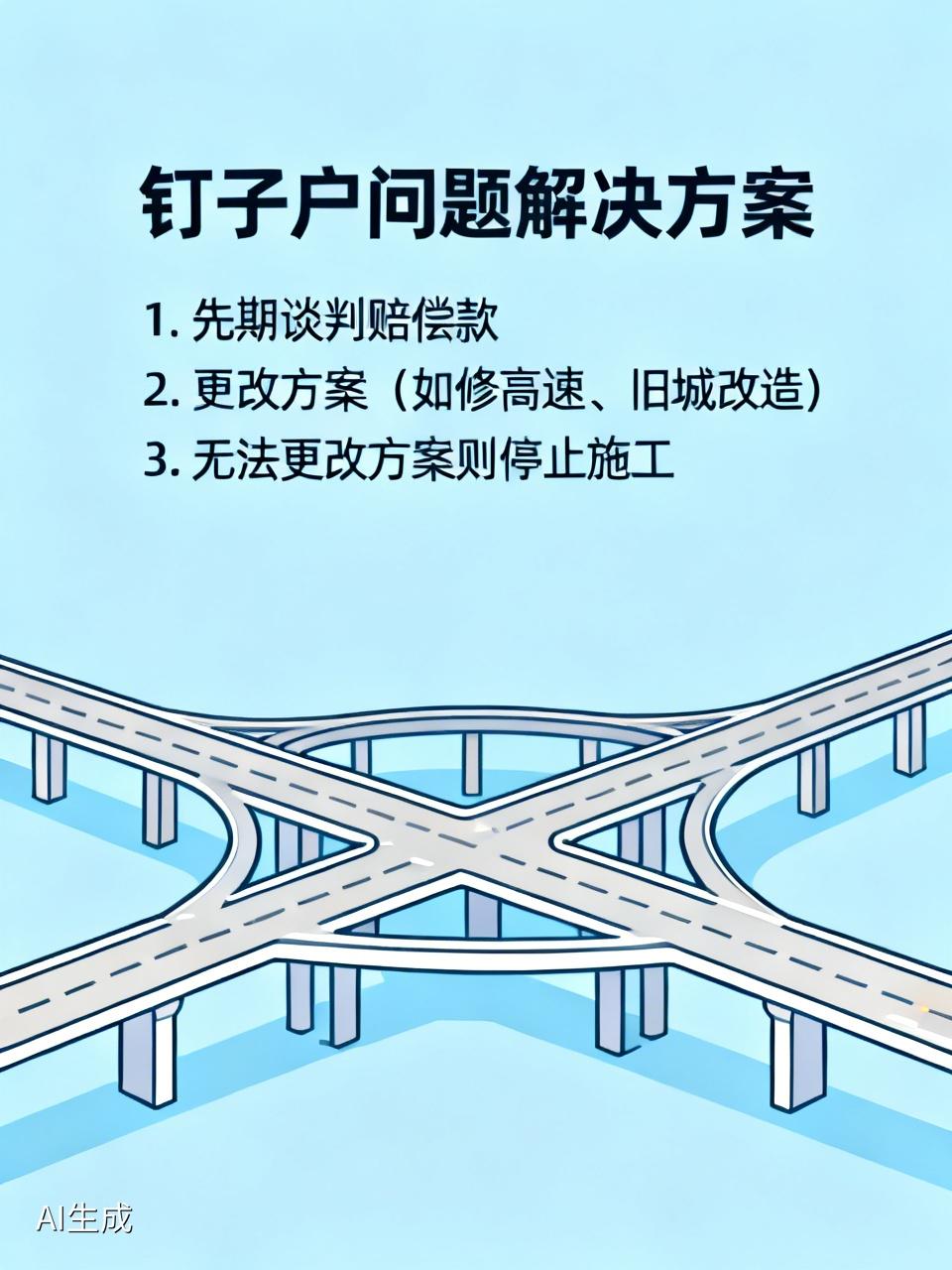 这个问题，对房子盯子户不搬迁最好的办法。也是没有办法的办法，1，先期谈判赔偿款问
