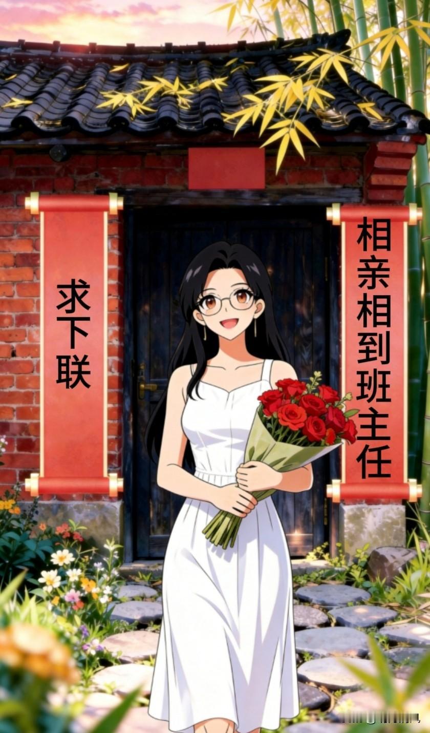 下联太难了，一般人对不出来!
上联:相亲相到班主任
下联:？？？
高手对对下联 