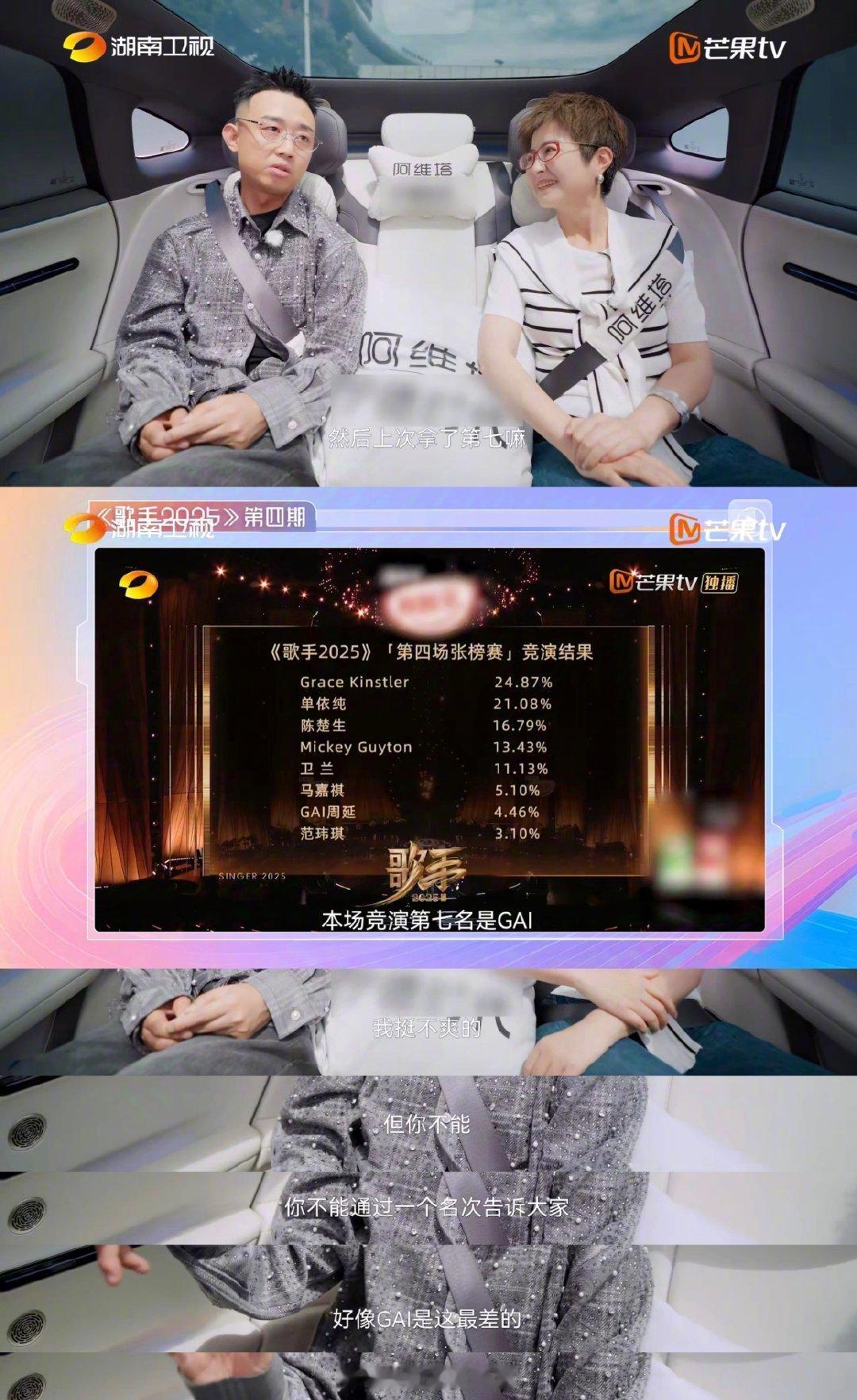 GAI说歌手拿了第七我挺不爽的gai哥你真的real的吓人[举手]就爱这股子活人