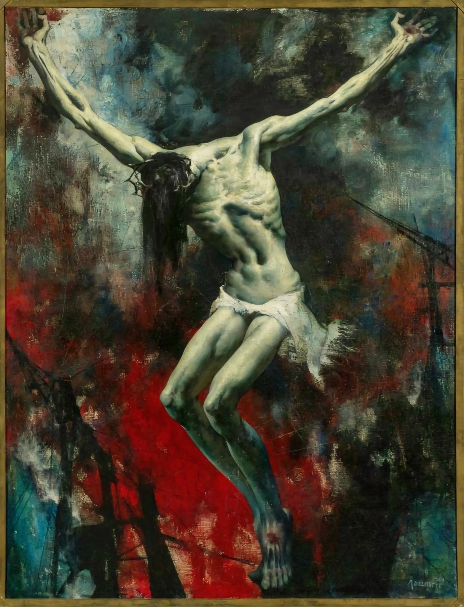 Marcel Delmotte, Christ on the Cross, 19