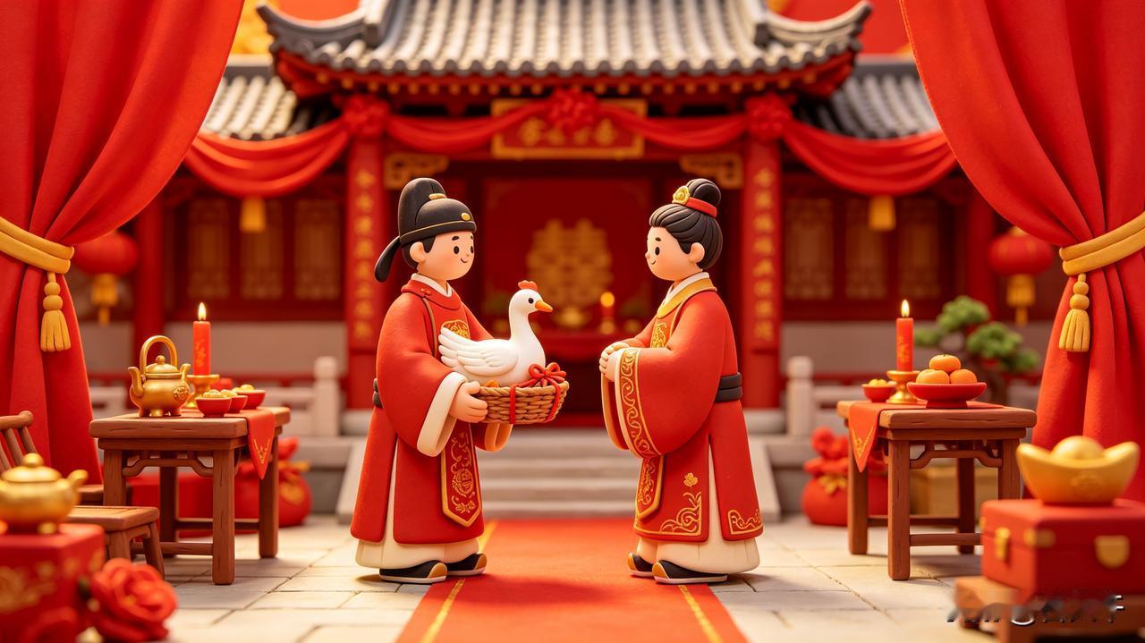 古人提亲哪来那么多雁？

昨日讲读《仪礼•士昏礼》，说到六礼用雁。纳采用雁，问名