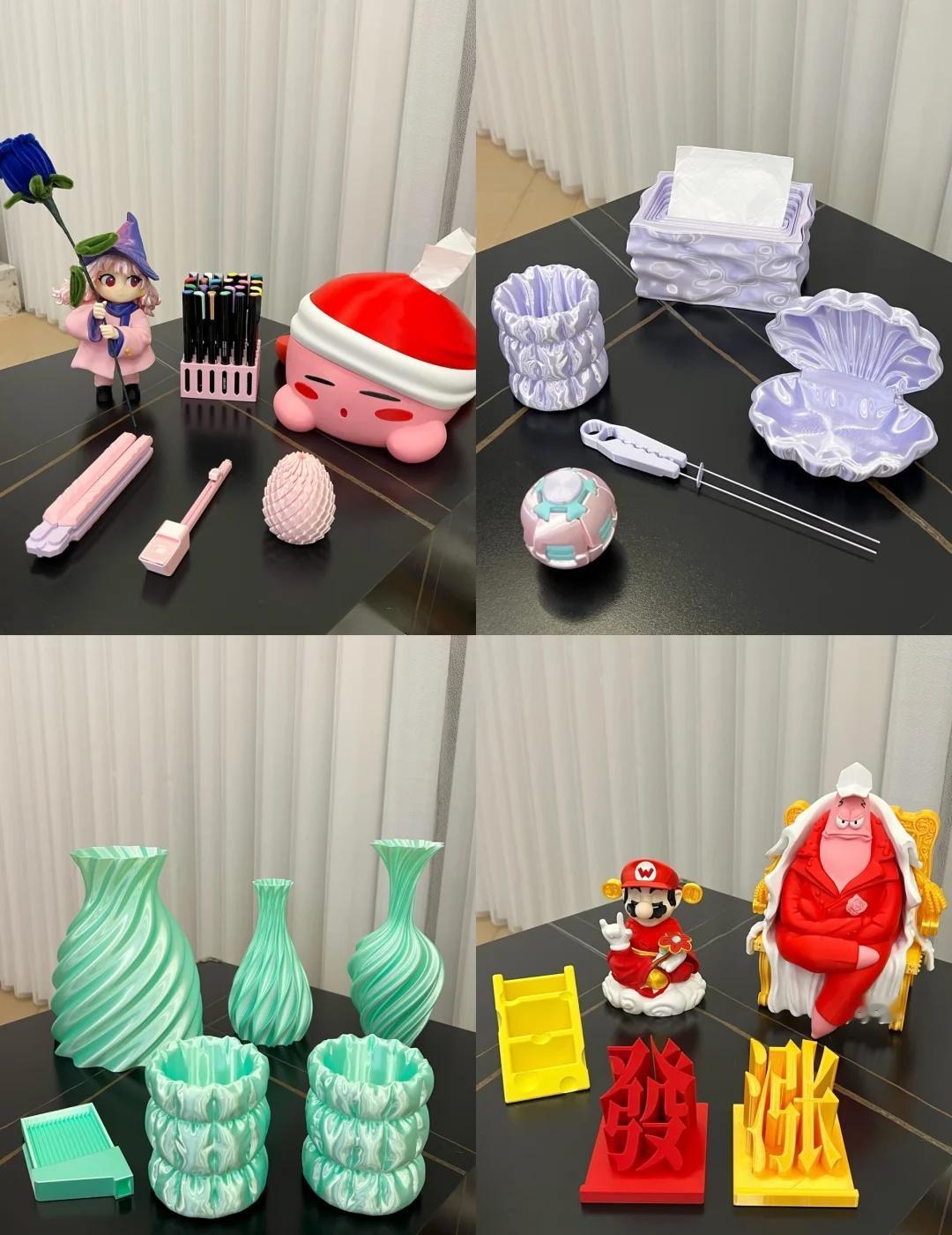 当我拥有一台3D打印机之后…
每天都在不停的打印新玩意儿
想要什么就能拥有的感觉