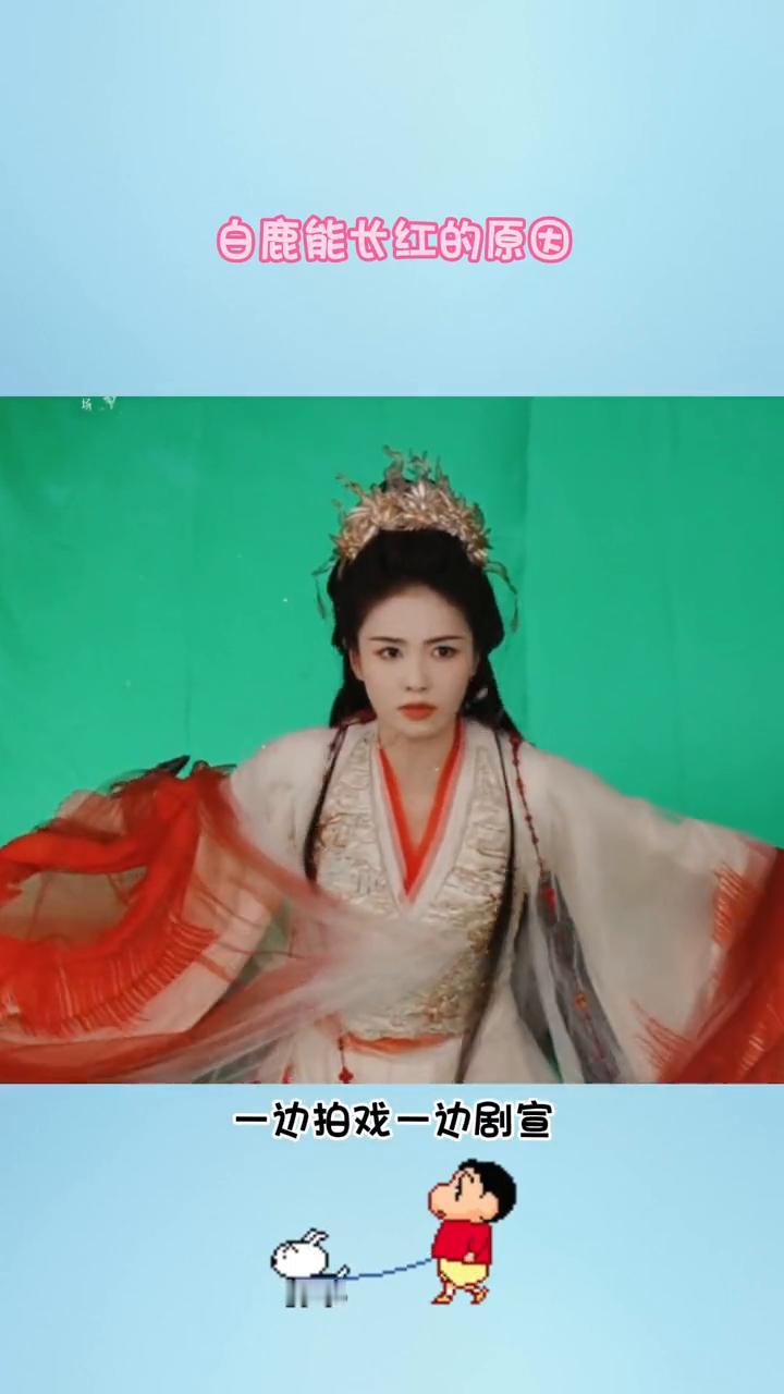白鹿能长红的原因。
白鹿就是成了大明星，也还是和不红的时候一样，不舍得浪费任何一