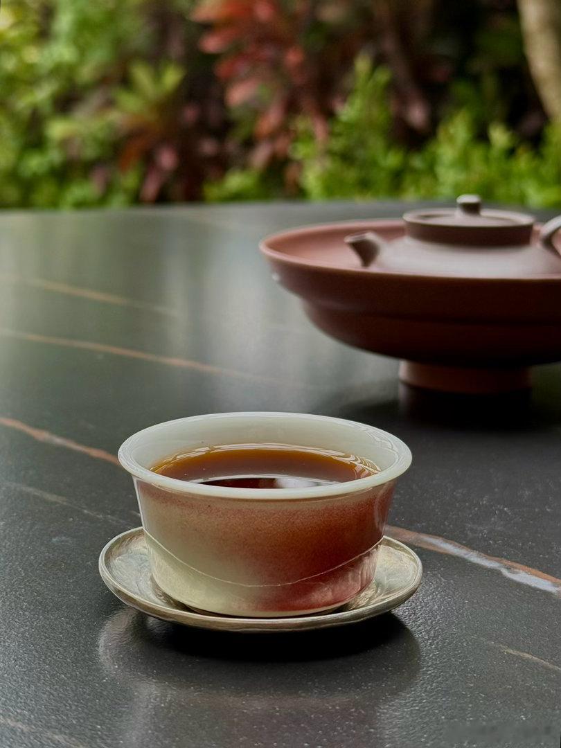 我猜想六堡镇的想法是：矮化修剪茶树增加产量，新茶入仓增加湿度迅速转化，再转入比较