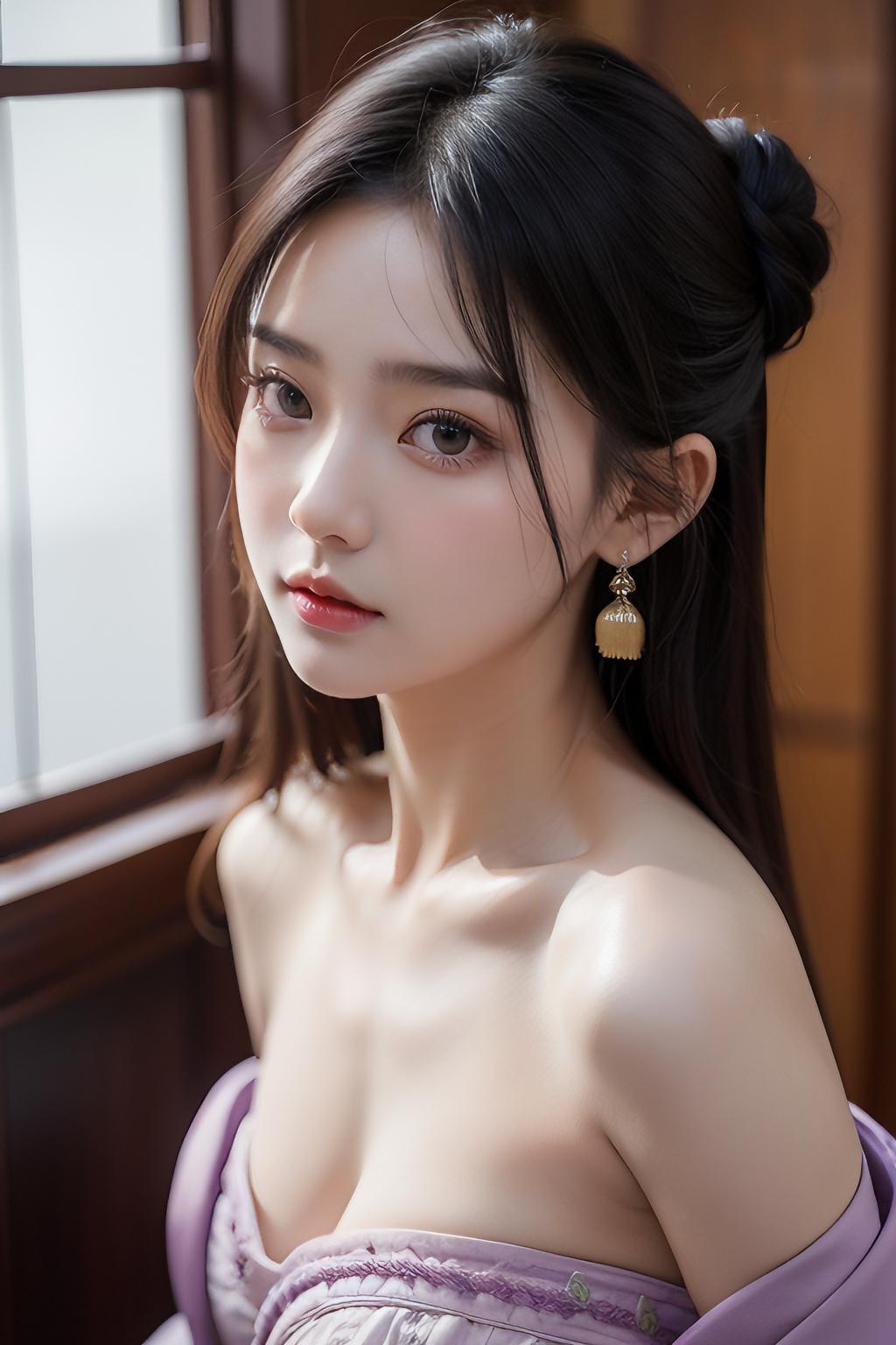 原创 汉服 古韵美人 清纯甜美 古风
