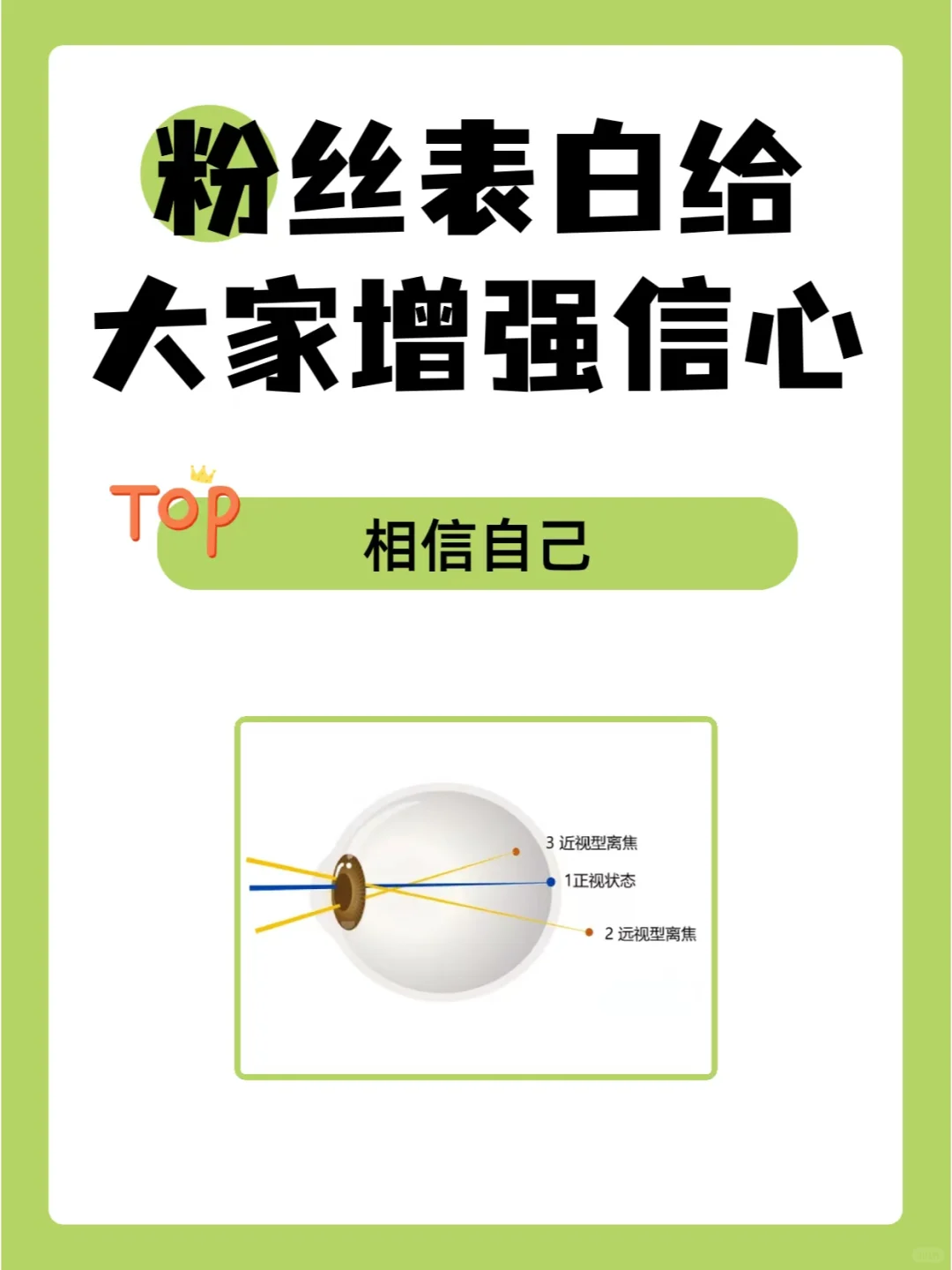 粉丝表白给大家增强信心