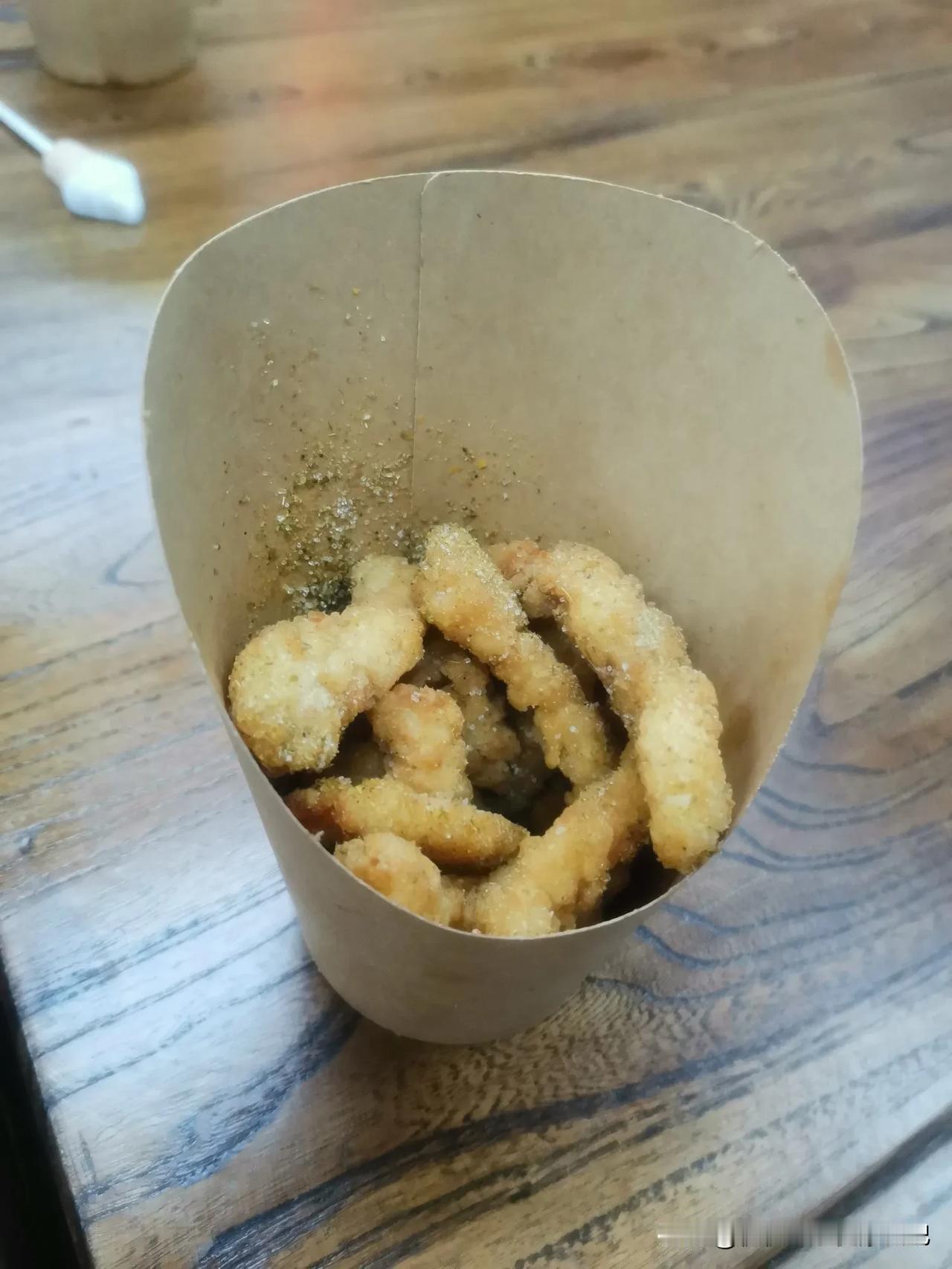 晒图笔记大赛美味小吃，炸鸡柳，特别好吃