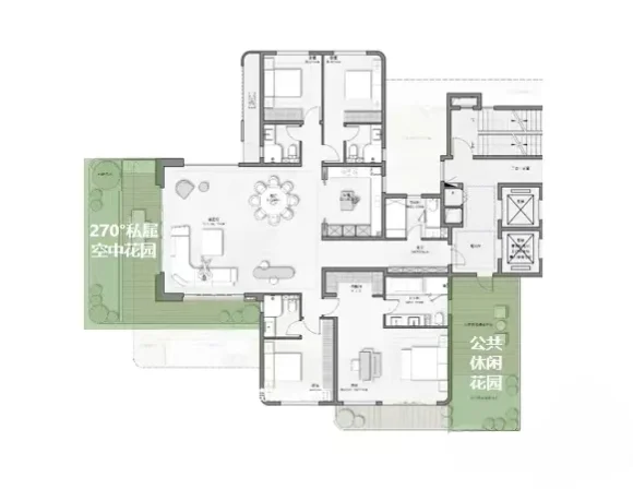 等？你在等什么，100%使用面积还不够？太贪心了吧！ 我在等真大花园房...